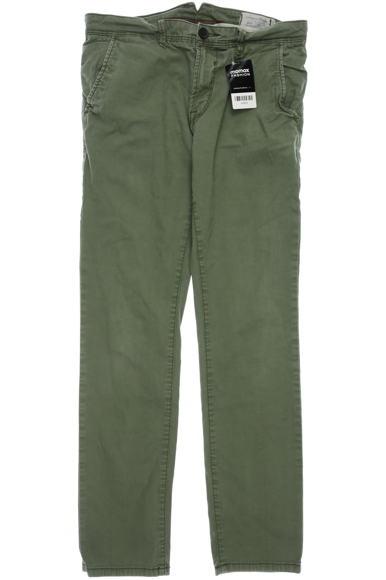 

TOM Tailor Denim Herren Stoffhose, grün, Gr. 32