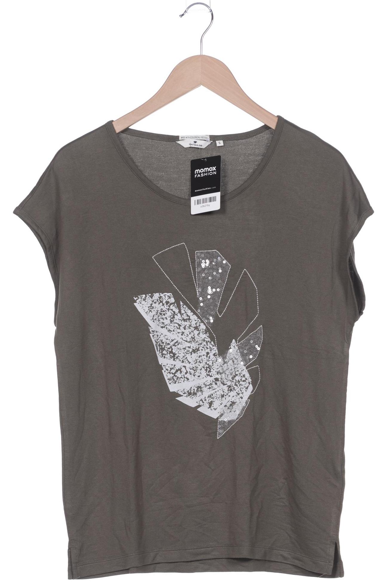 

TOM Tailor Denim Damen T-Shirt, grün, Gr. 36