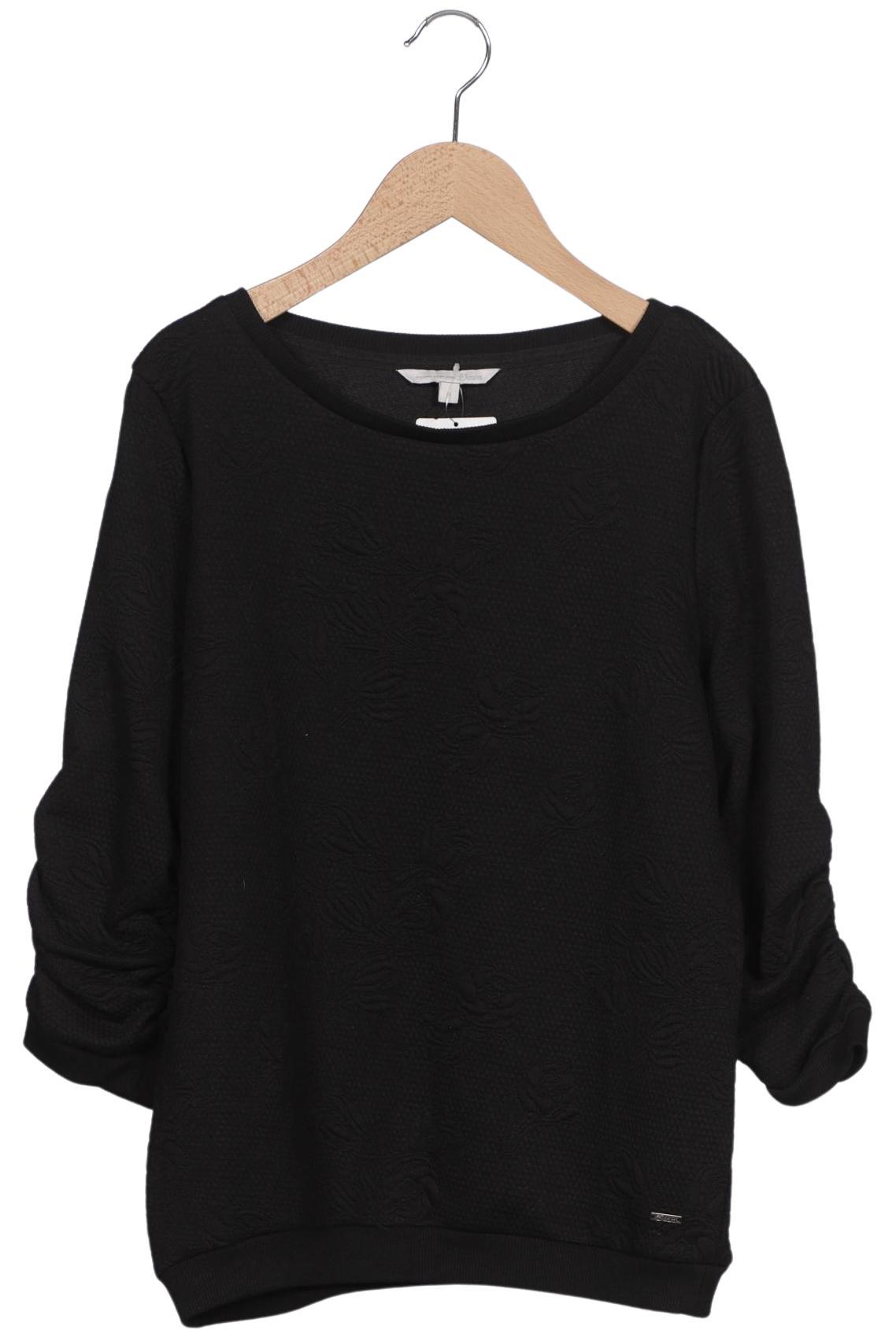 

TOM Tailor Denim Damen Sweatshirt, schwarz, Gr. 38