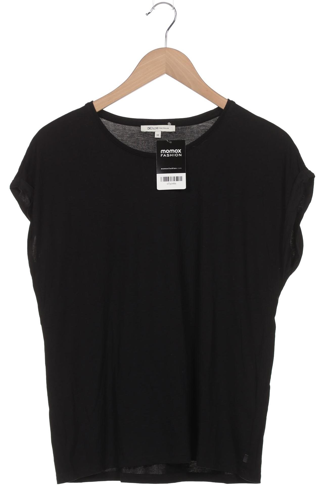 

TOM Tailor Denim Damen T-Shirt, schwarz, Gr. 38