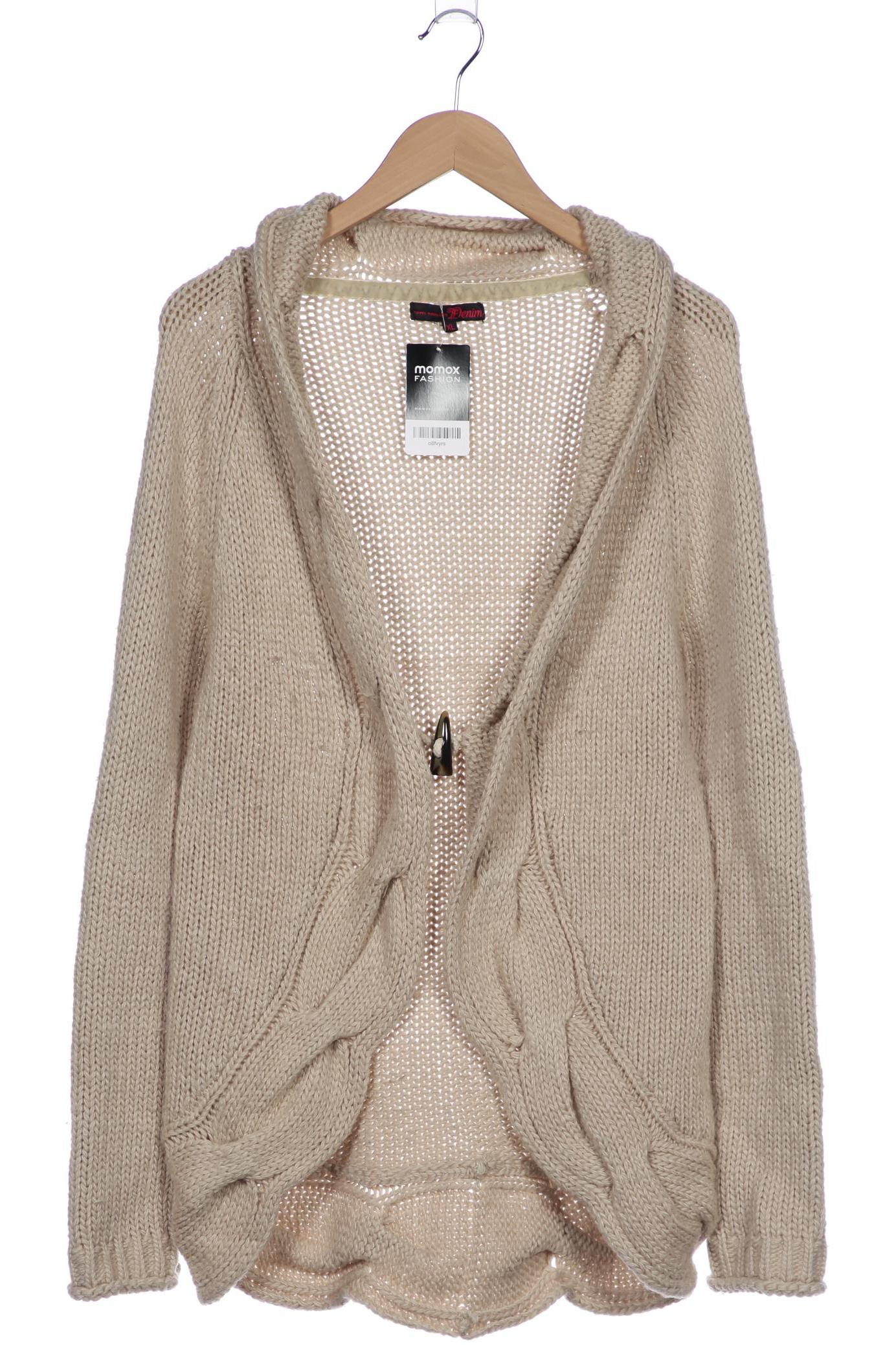 

TOM Tailor Denim Damen Strickjacke, beige, Gr. 44