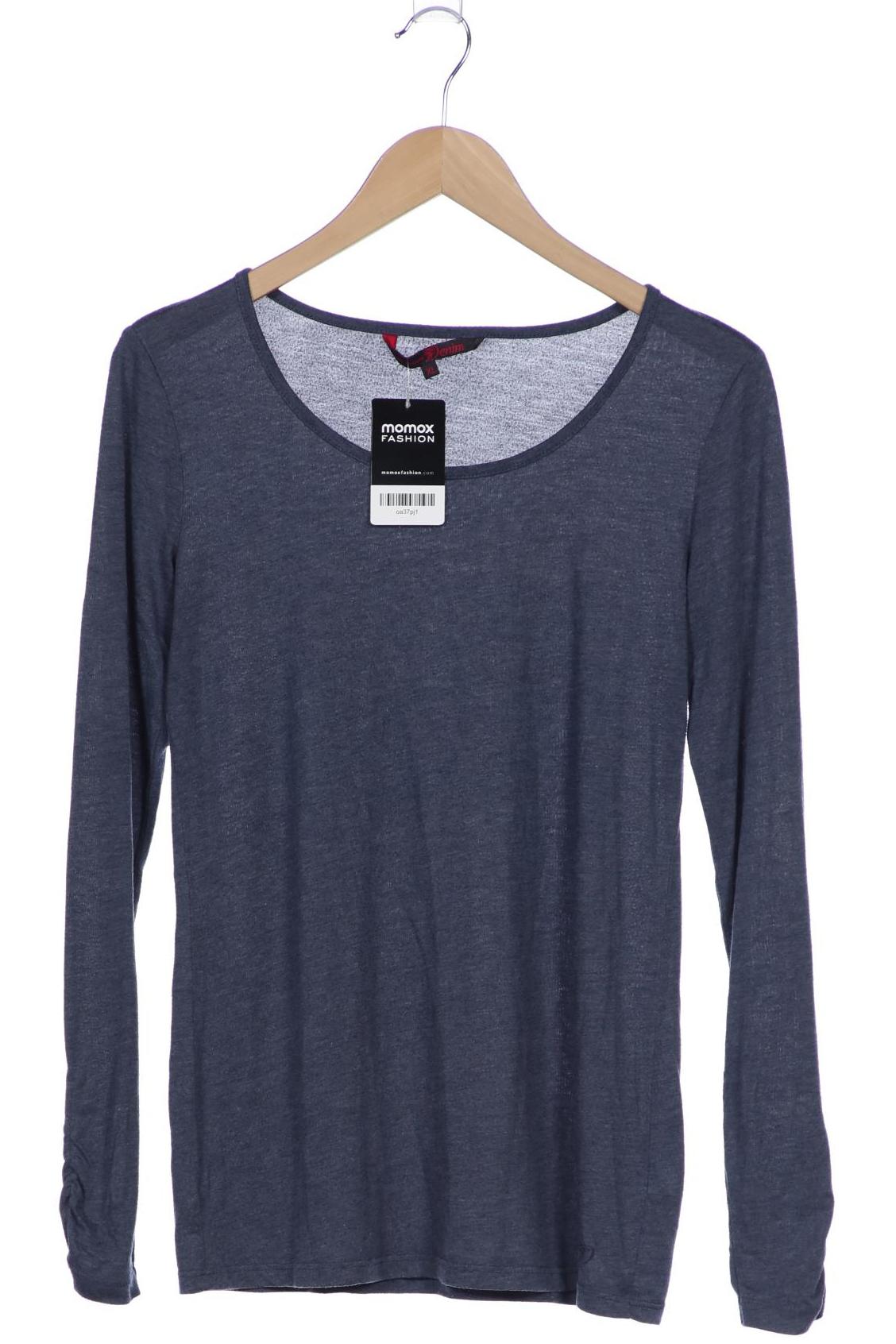

TOM Tailor Denim Damen Langarmshirt, marineblau, Gr. 44