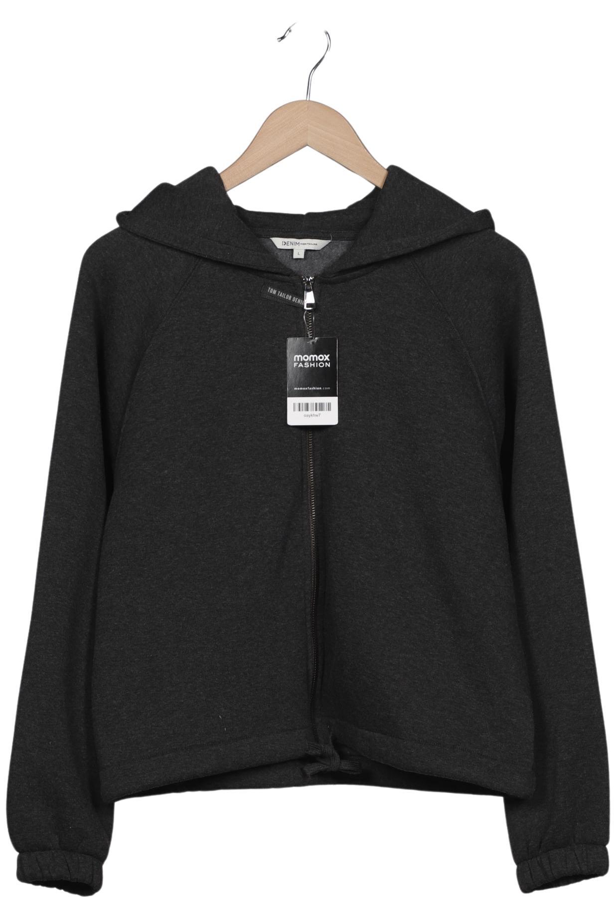 

TOM Tailor Denim Damen Kapuzenpullover, grau, Gr. 42