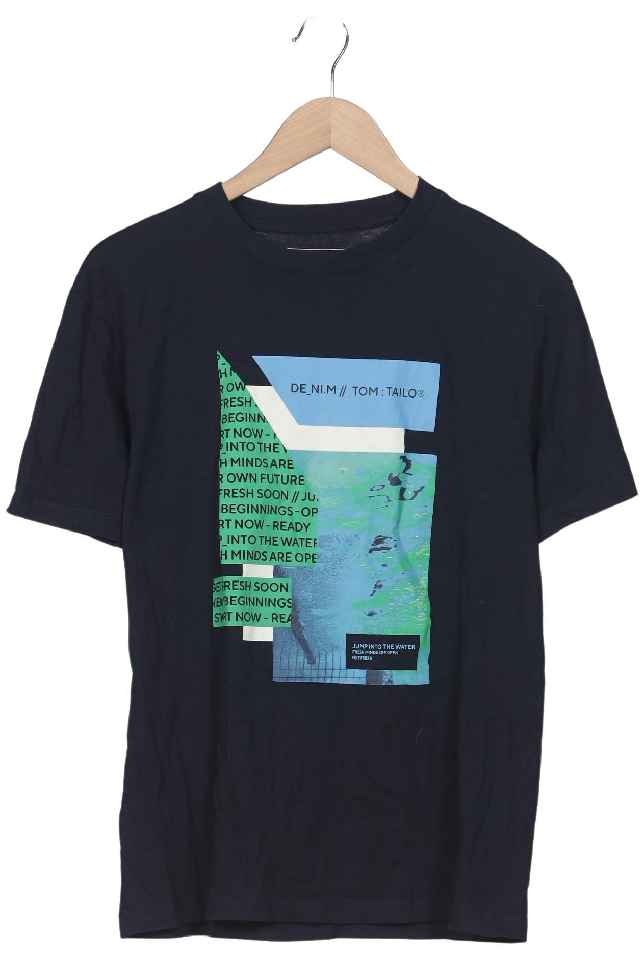 Thumbnail - TOM Tailor Denim Herren T-Shirt, marineblau, Gr. 46