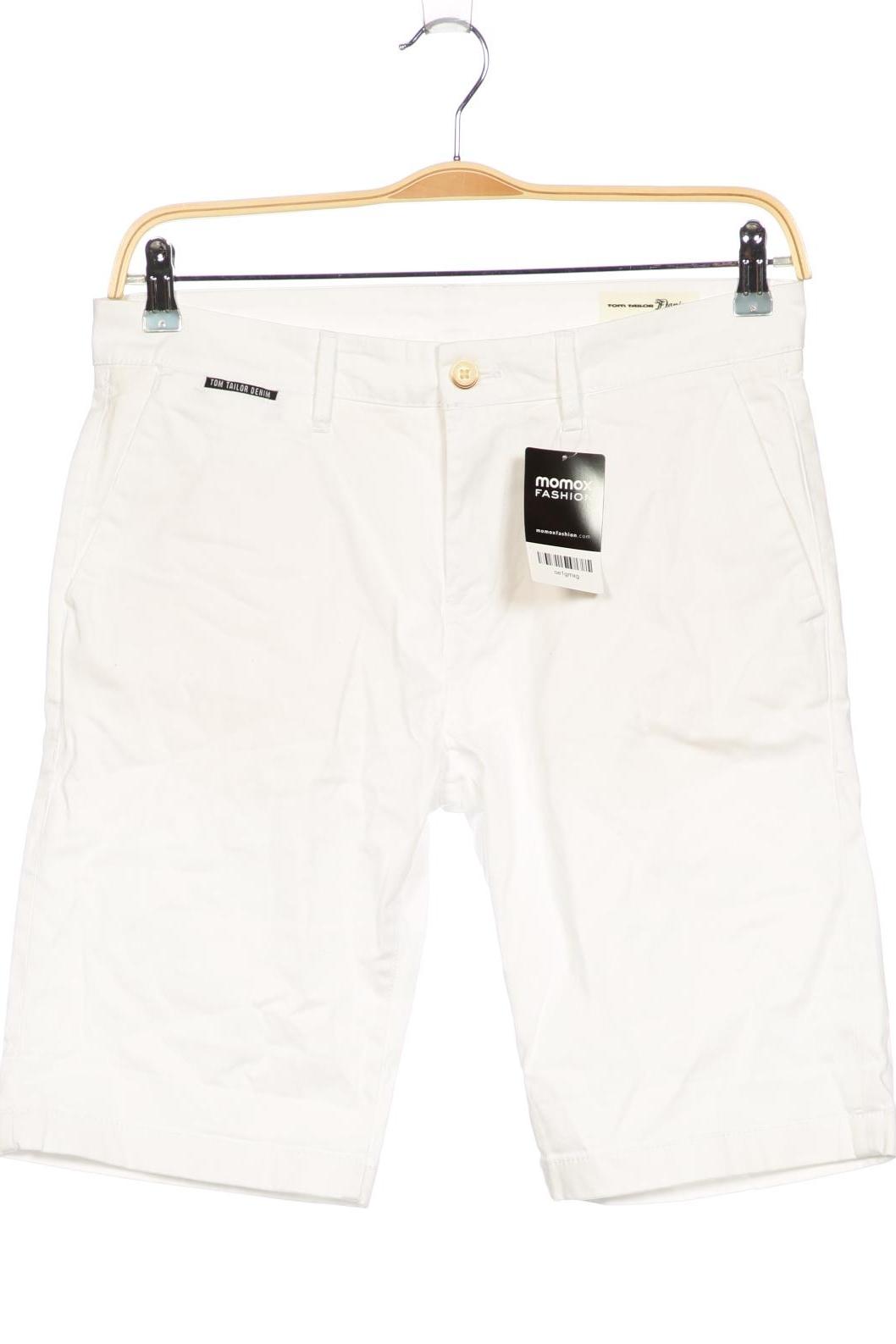 

TOM Tailor Denim Herren Shorts, weiß, Gr. 46