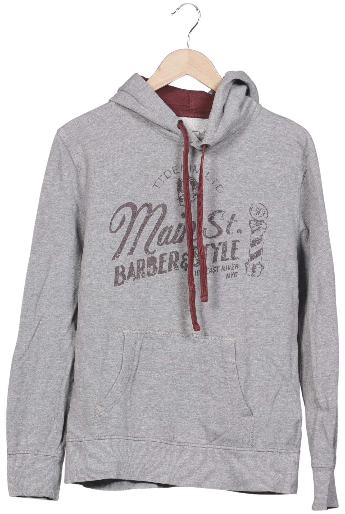 

TOM Tailor Denim Herren Kapuzenpullover, grau, Gr. 52