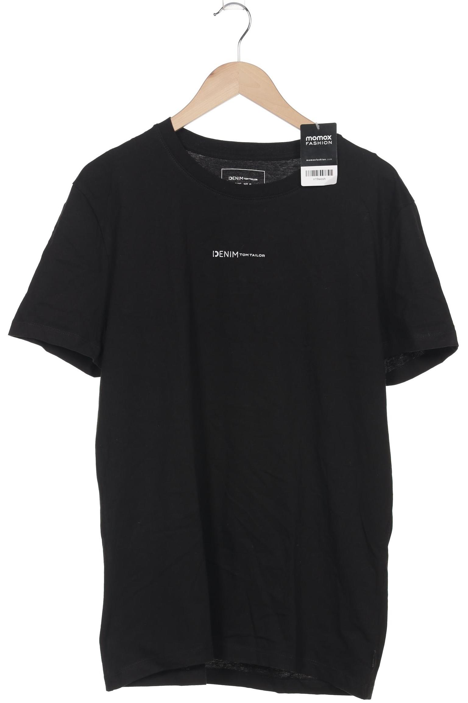 Thumbnail - TOM Tailor Denim Herren T-Shirt, schwarz, Gr. 54