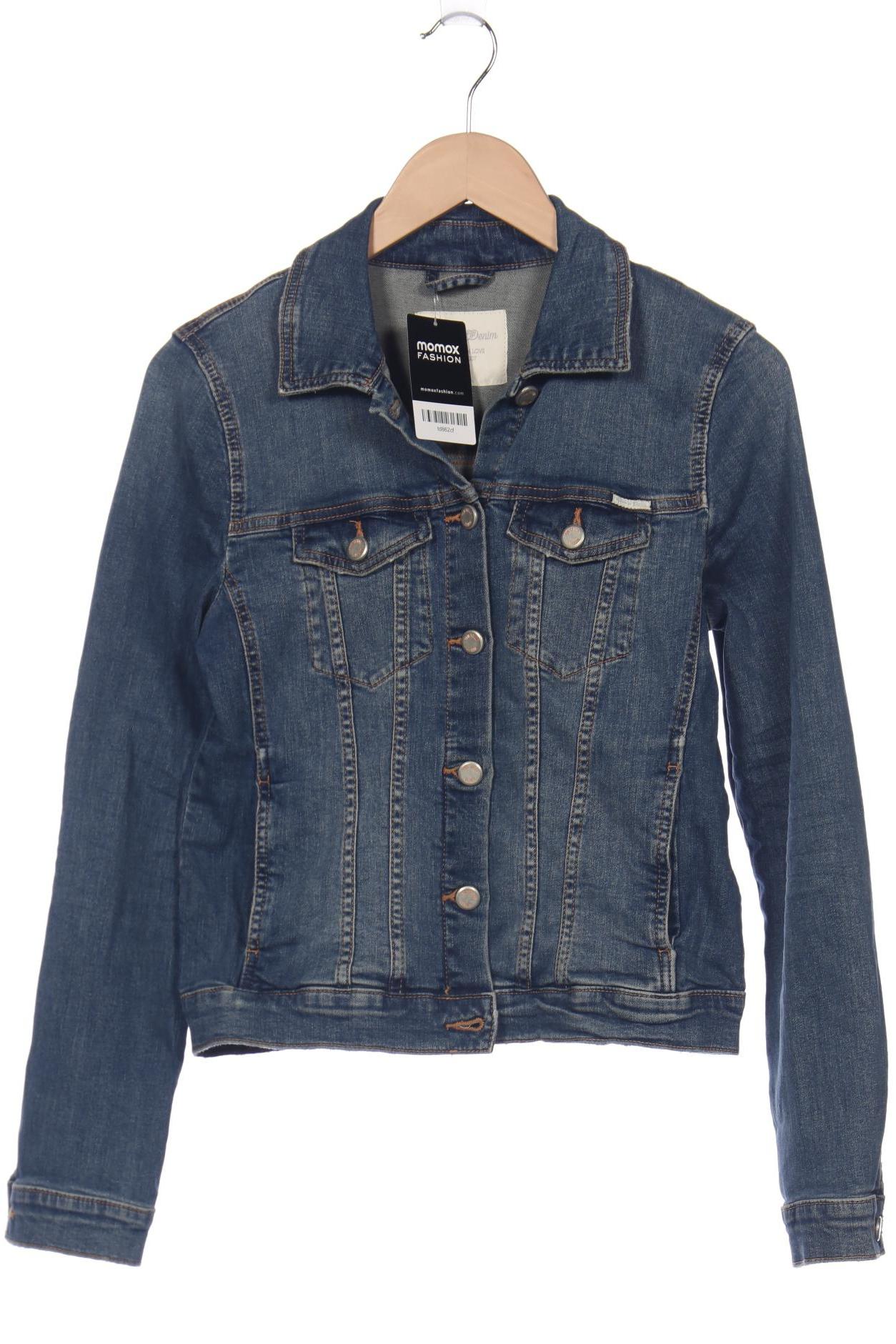

TOM Tailor Denim Damen Jacke, marineblau, Gr. 38