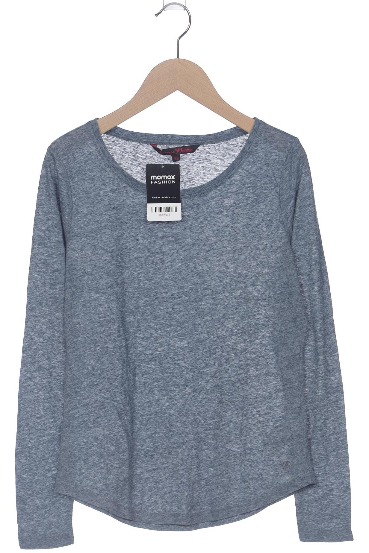 

TOM Tailor Denim Damen Langarmshirt, blau, Gr. 34