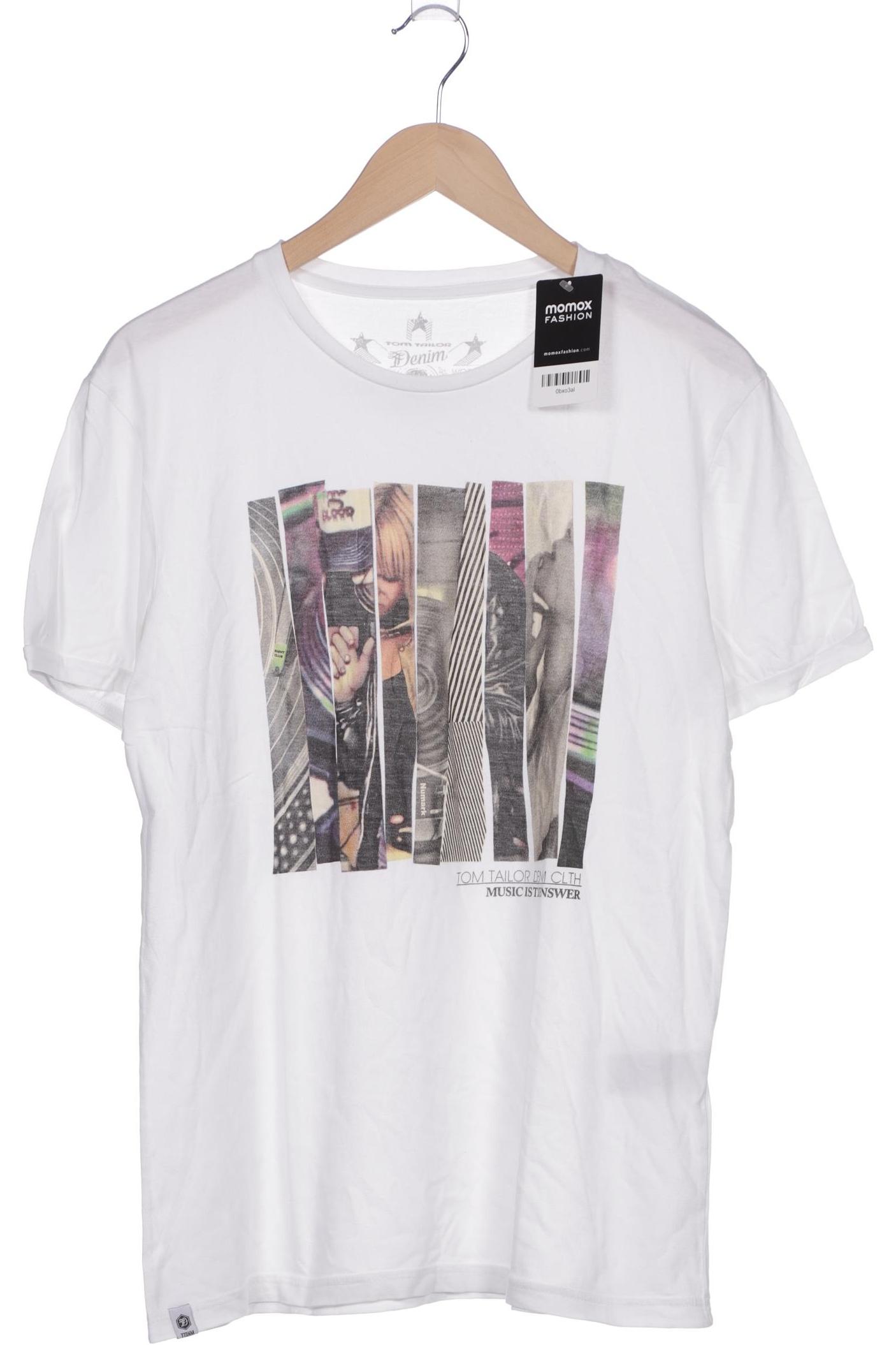 

TOM Tailor Denim Herren T-Shirt, weiß, Gr. 48