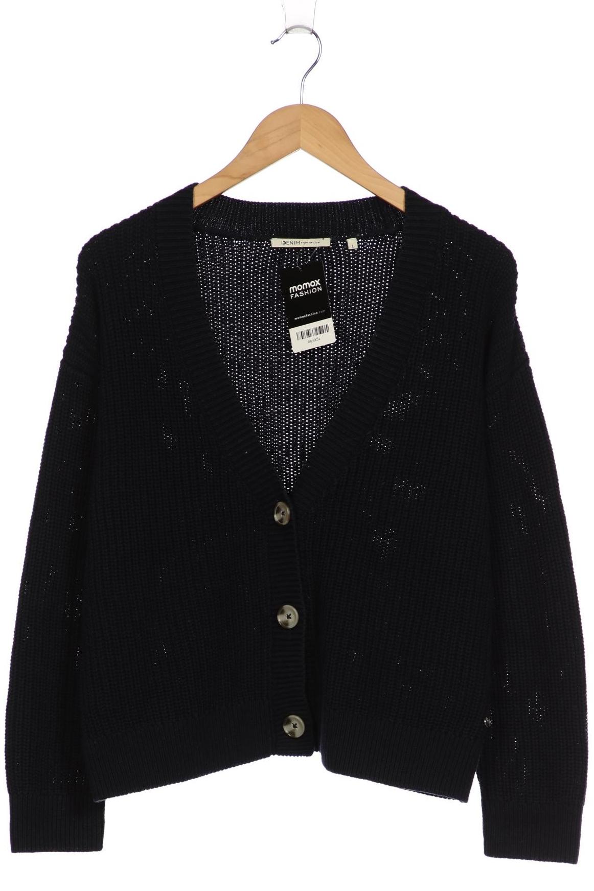 Thumbnail - TOM Tailor Denim Damen Strickjacke, marineblau, Gr. 42