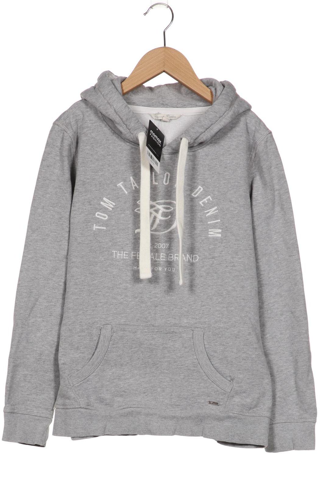 

TOM TAILOR Denim Damen Kapuzenpullover, grau