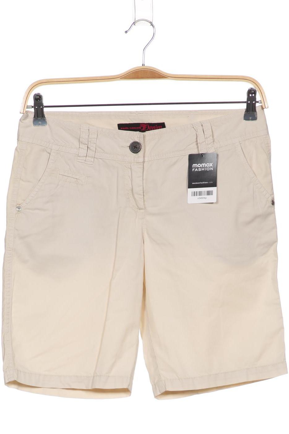 

TOM TAILOR Denim Damen Shorts, cremeweiß