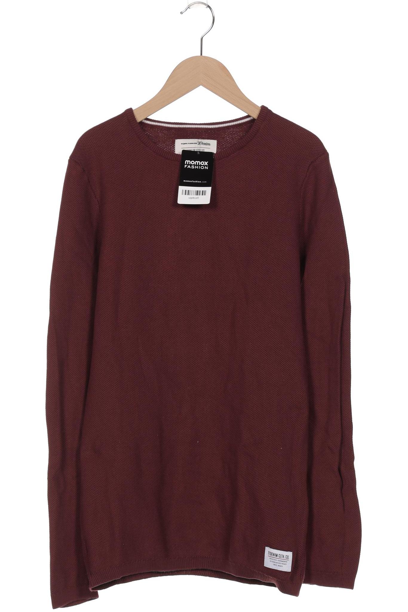 Thumbnail - TOM Tailor Denim Herren Pullover, bordeaux, Gr. 48