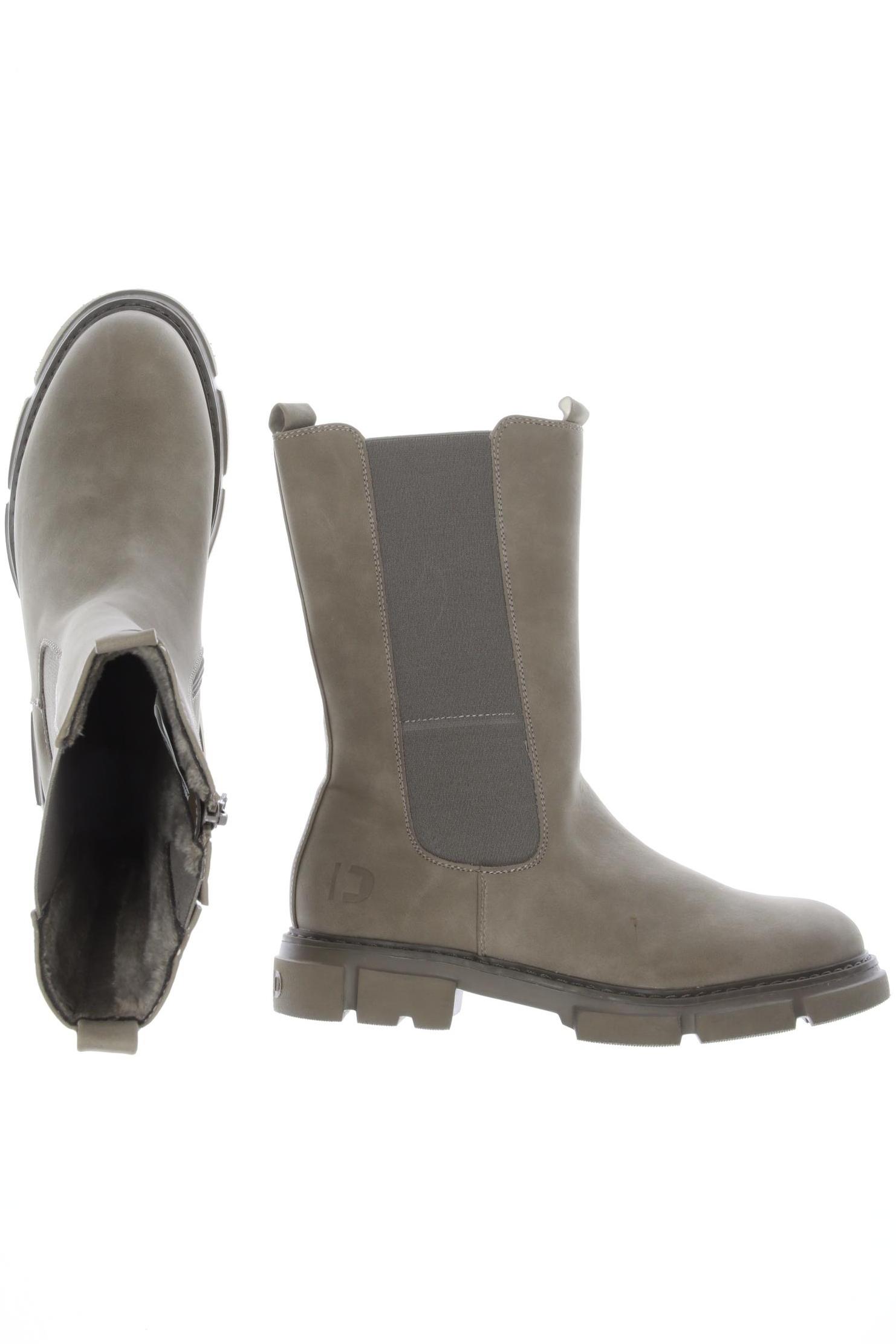 

TOM Tailor Denim Damen Stiefel, beige, Gr. 40