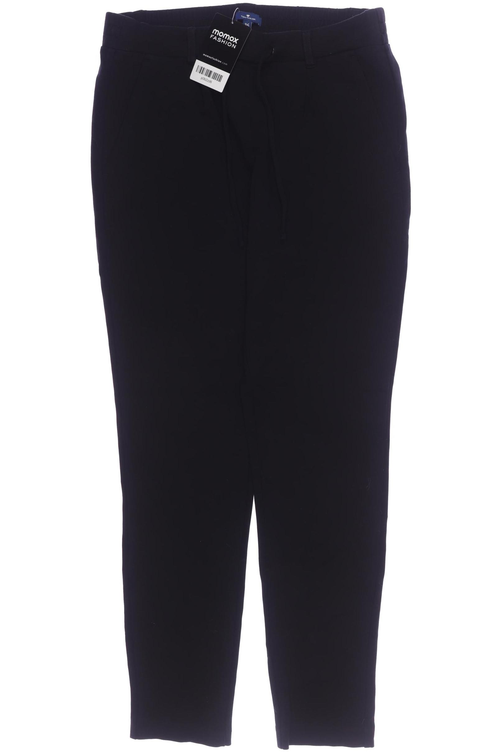 

TOM Tailor Denim Damen Stoffhose, schwarz, Gr. 36