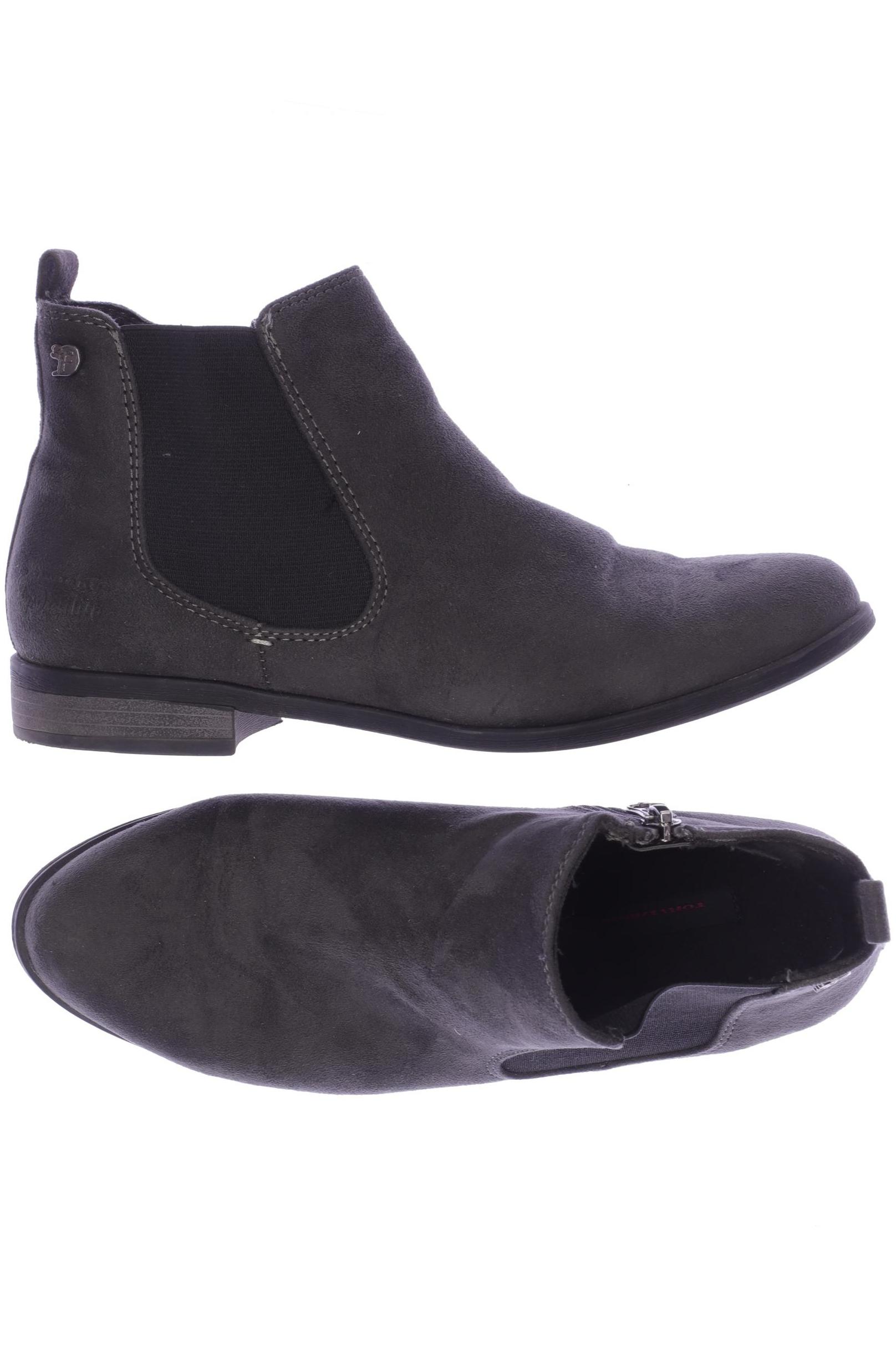 

TOM Tailor Denim Damen Stiefelette, grau, Gr. 38