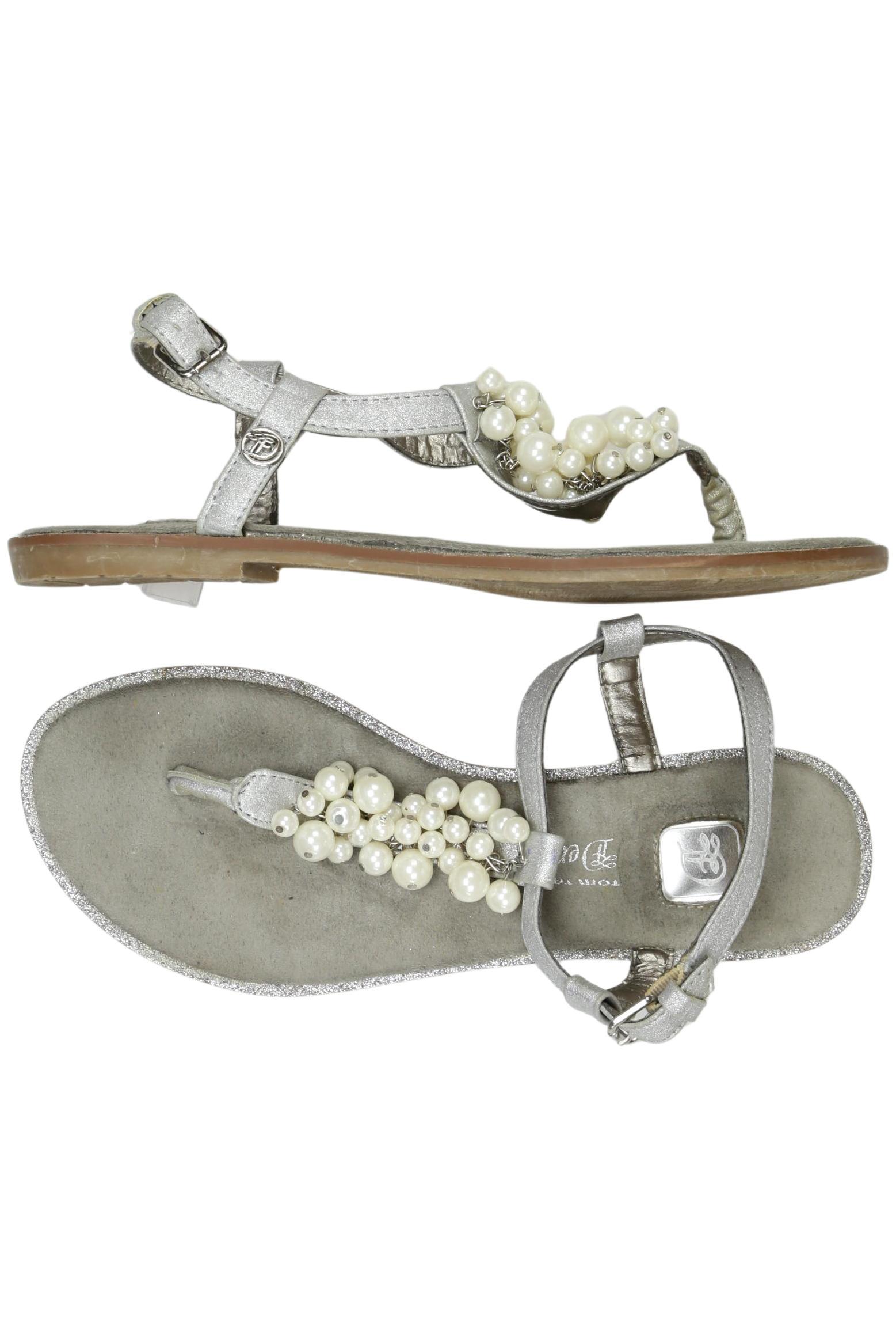 

TOM Tailor Denim Damen Sandale, silber, Gr. 37