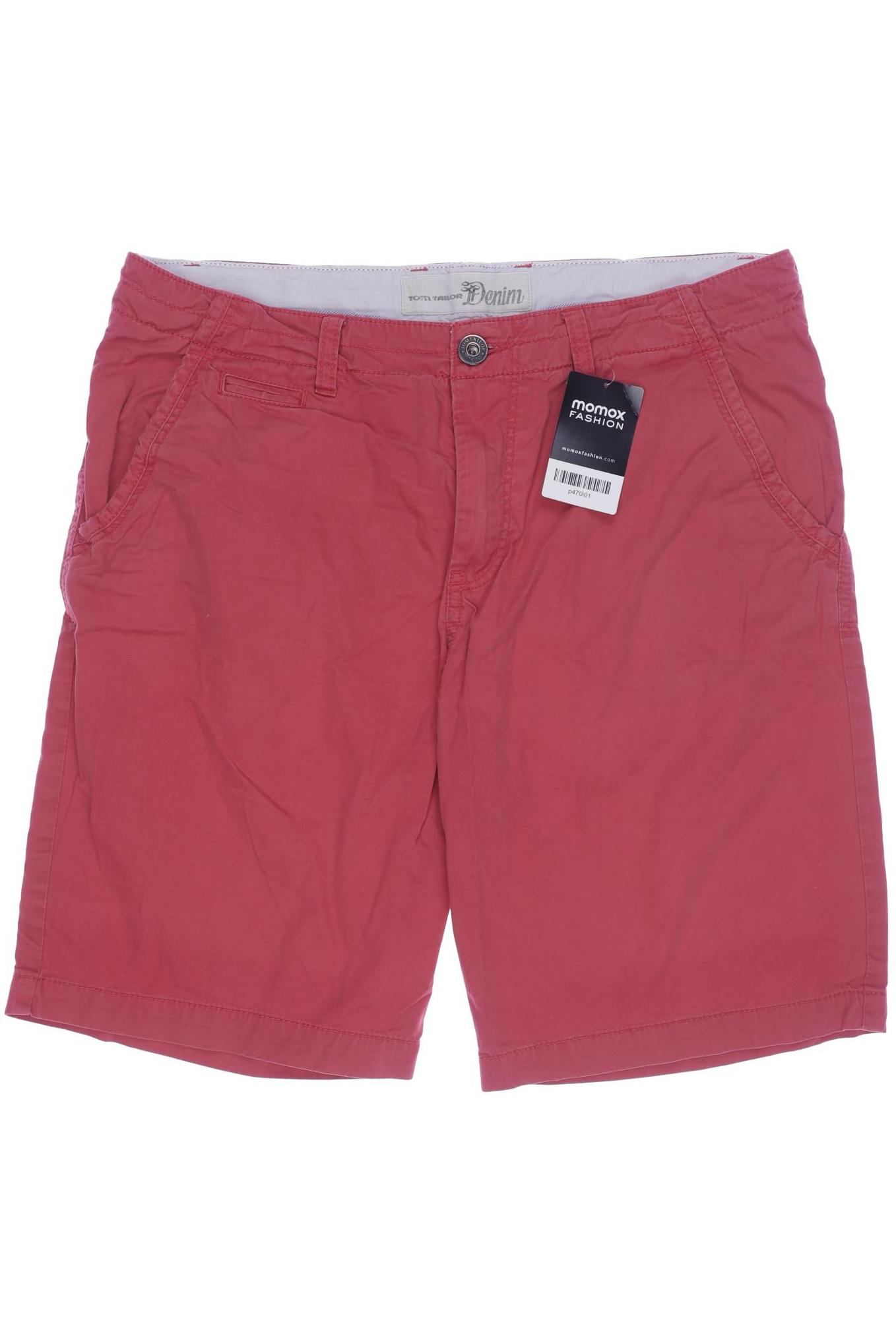 

TOM Tailor Denim Herren Shorts, rot, Gr. 33