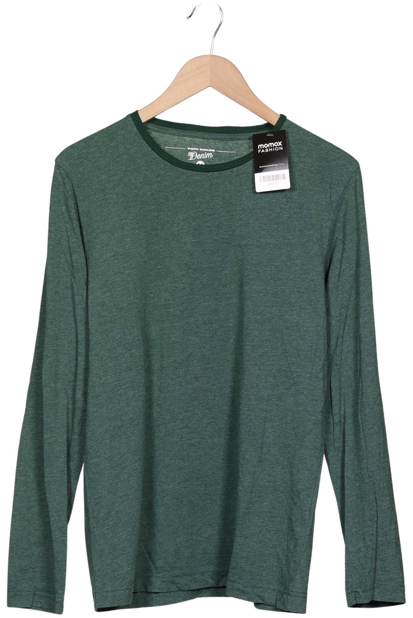 

TOM Tailor Denim Herren Langarmshirt, grün, Gr. 48