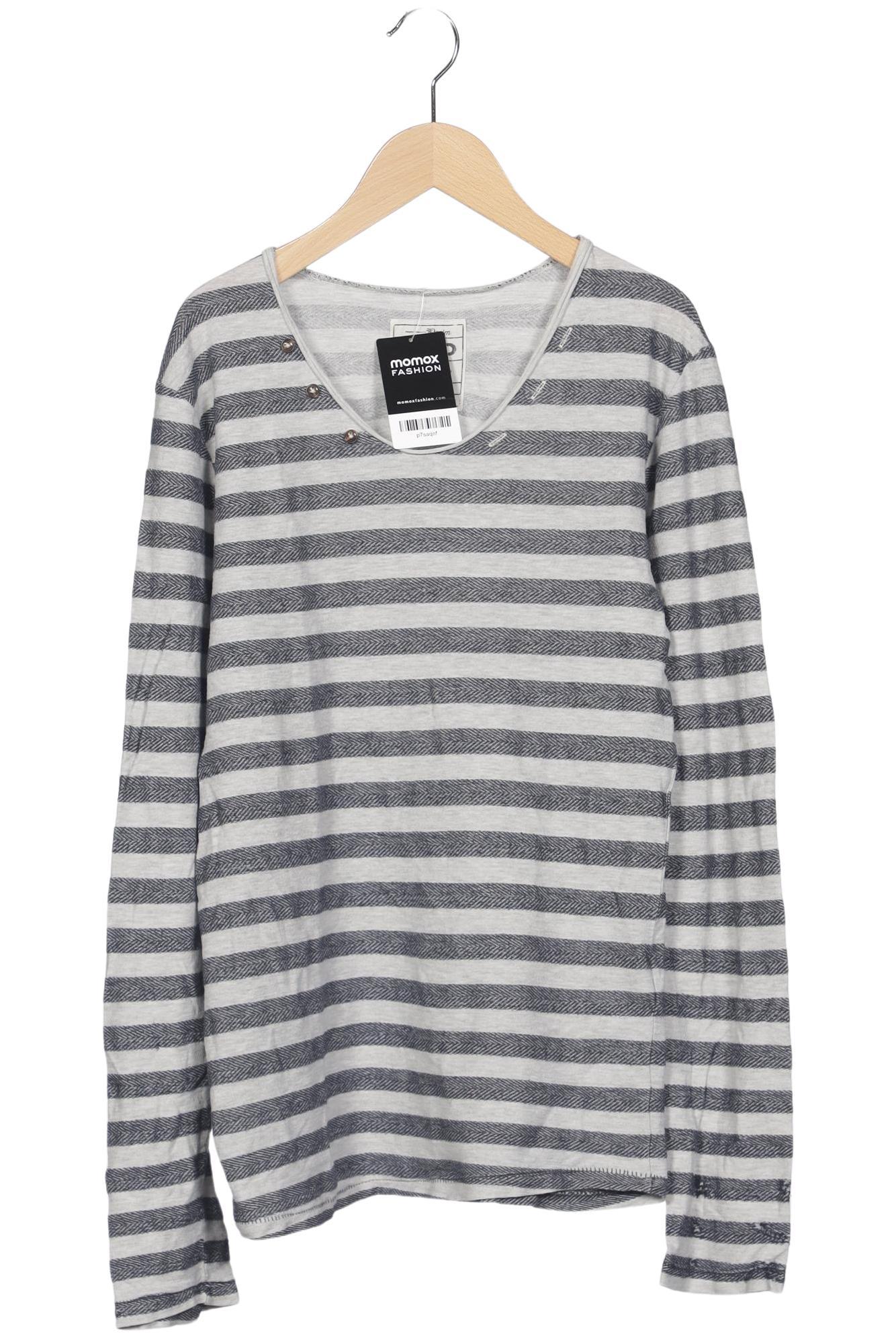 

TOM Tailor Denim Herren Langarmshirt, grau, Gr. 44