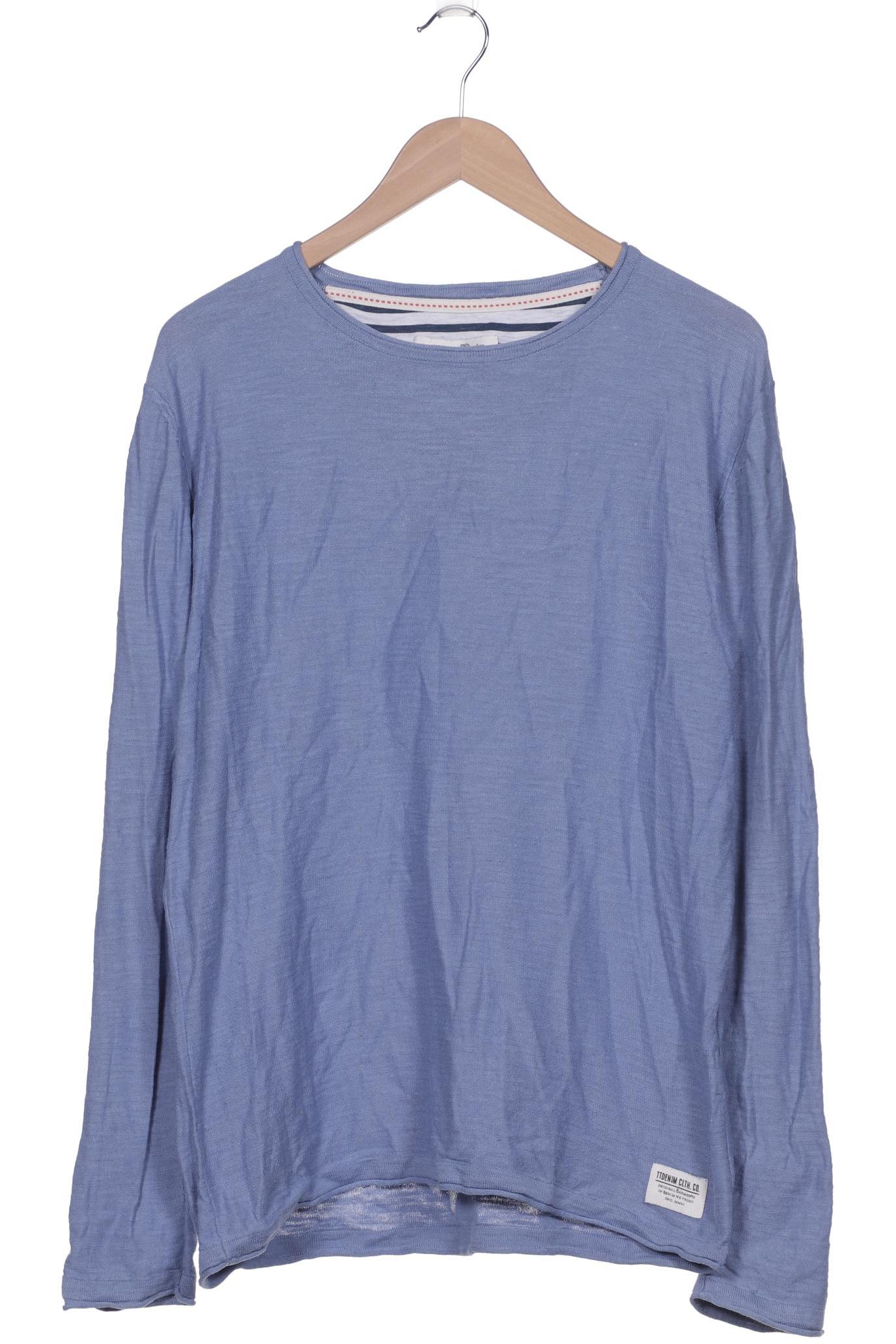 

TOM TAILOR Denim Herren Langarmshirt, blau