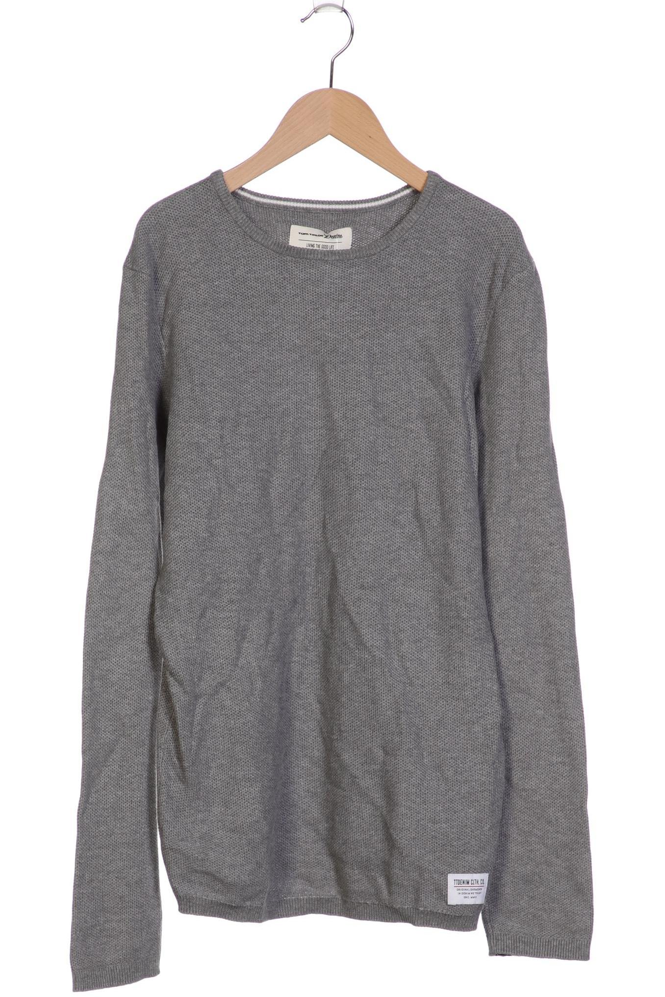 

TOM Tailor Denim Herren Pullover, grau, Gr. 48