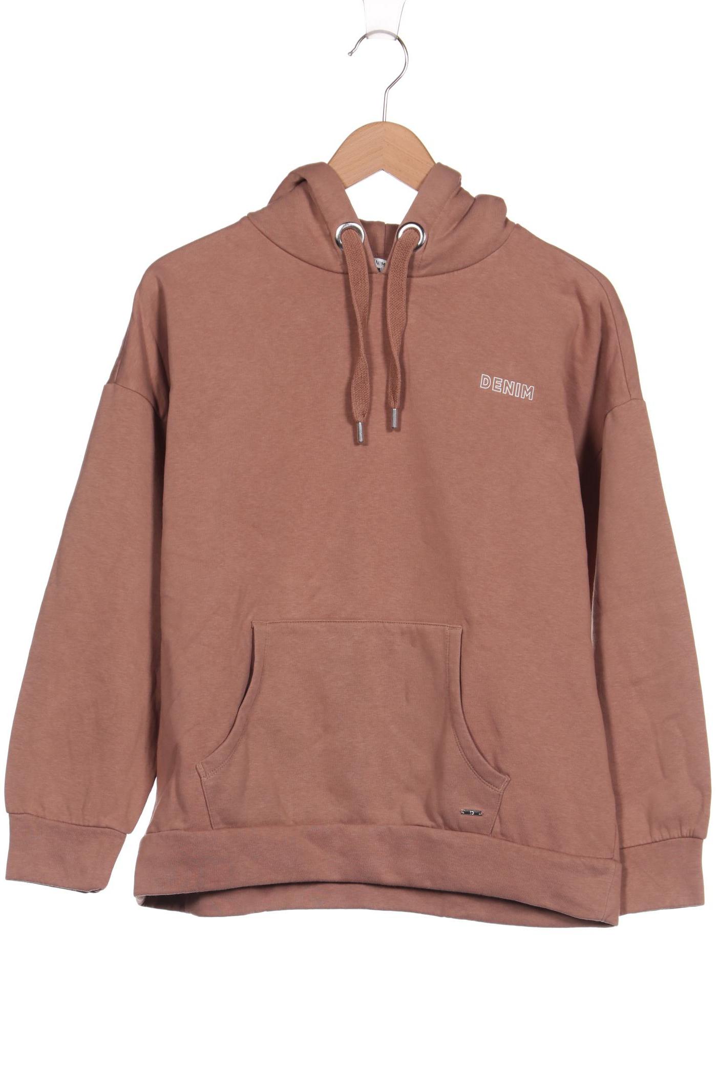 

TOM Tailor Denim Damen Kapuzenpullover, beige, Gr. 38