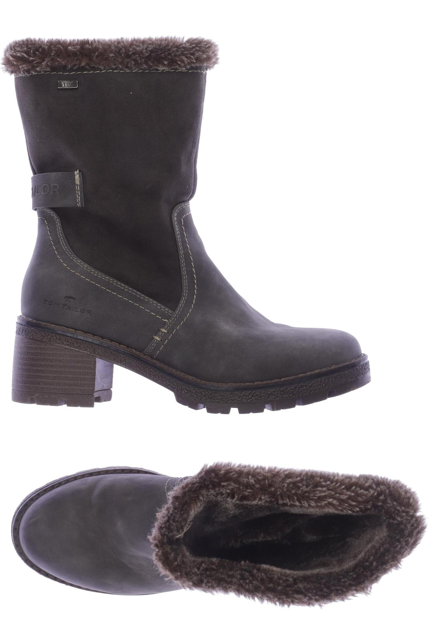 

TOM TAILOR Denim Damen Stiefelette, grau