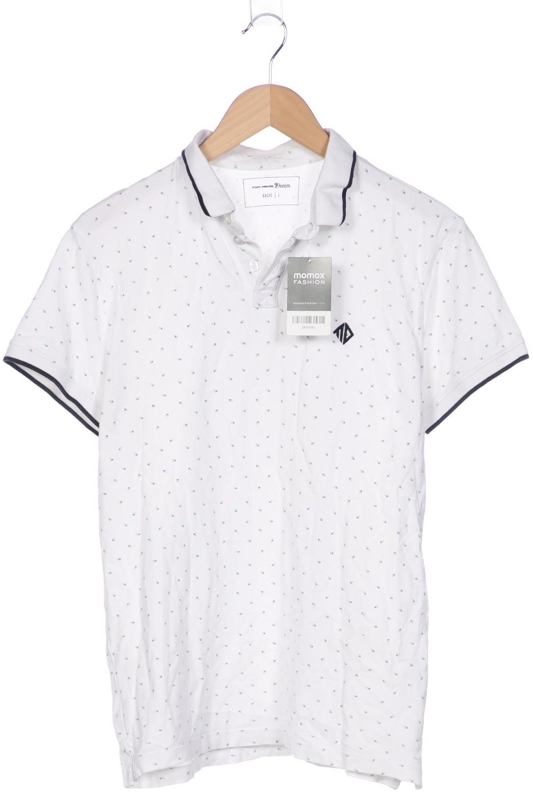 

TOM TAILOR Denim Herren Poloshirt, weiß