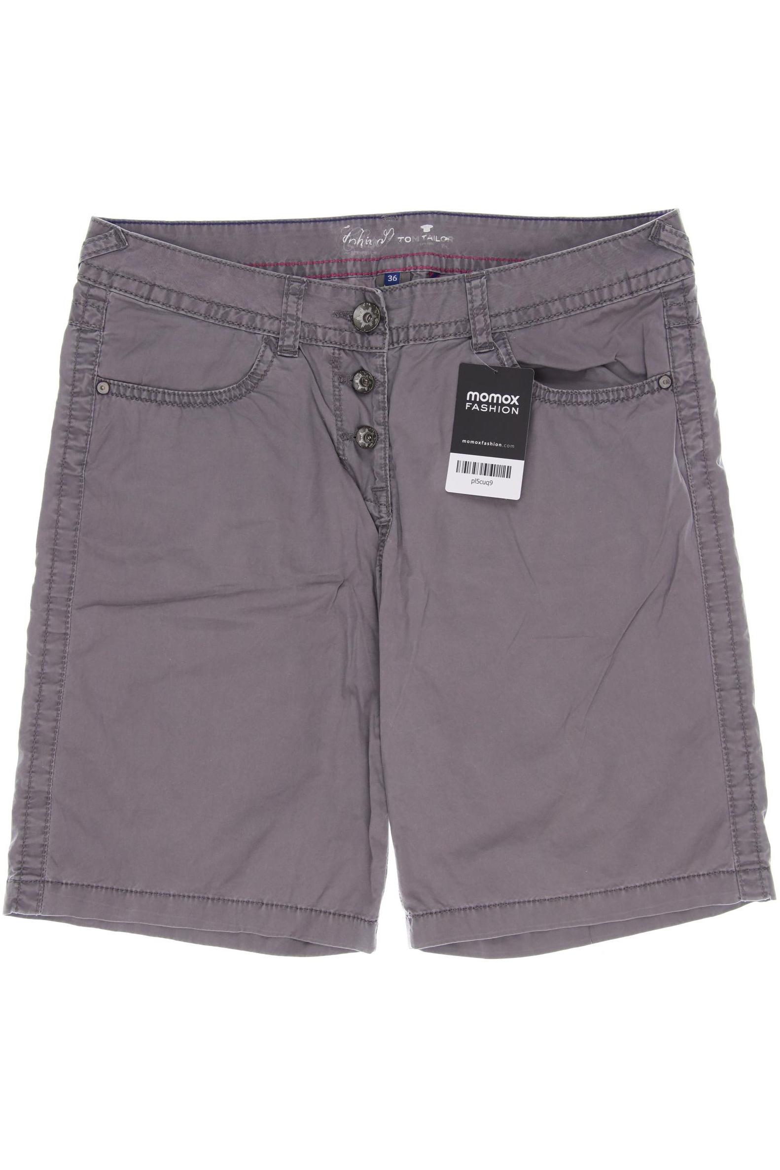 

TOM TAILOR Denim Damen Shorts, grau
