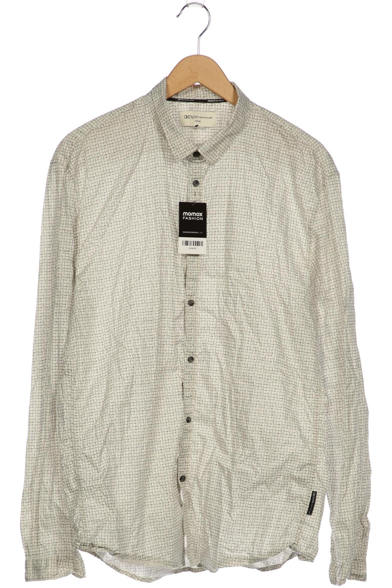 

TOM Tailor Denim Herren Hemd, weiß, Gr. 56