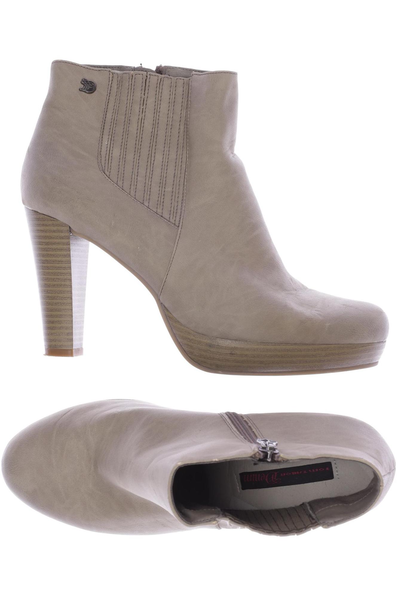 

TOM TAILOR Denim Damen Stiefelette, beige