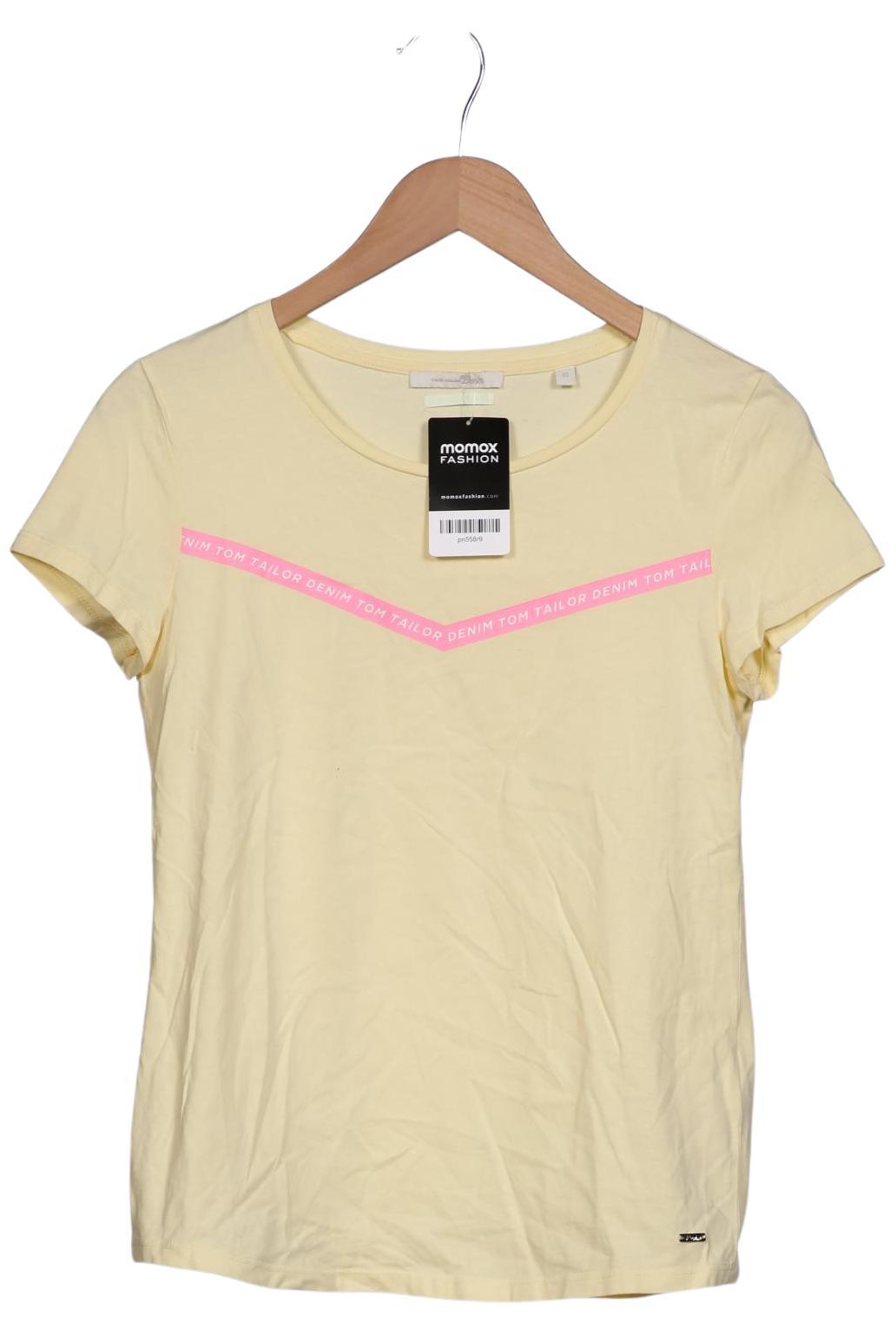 

TOM Tailor Denim Damen T-Shirt, gelb, Gr. 34