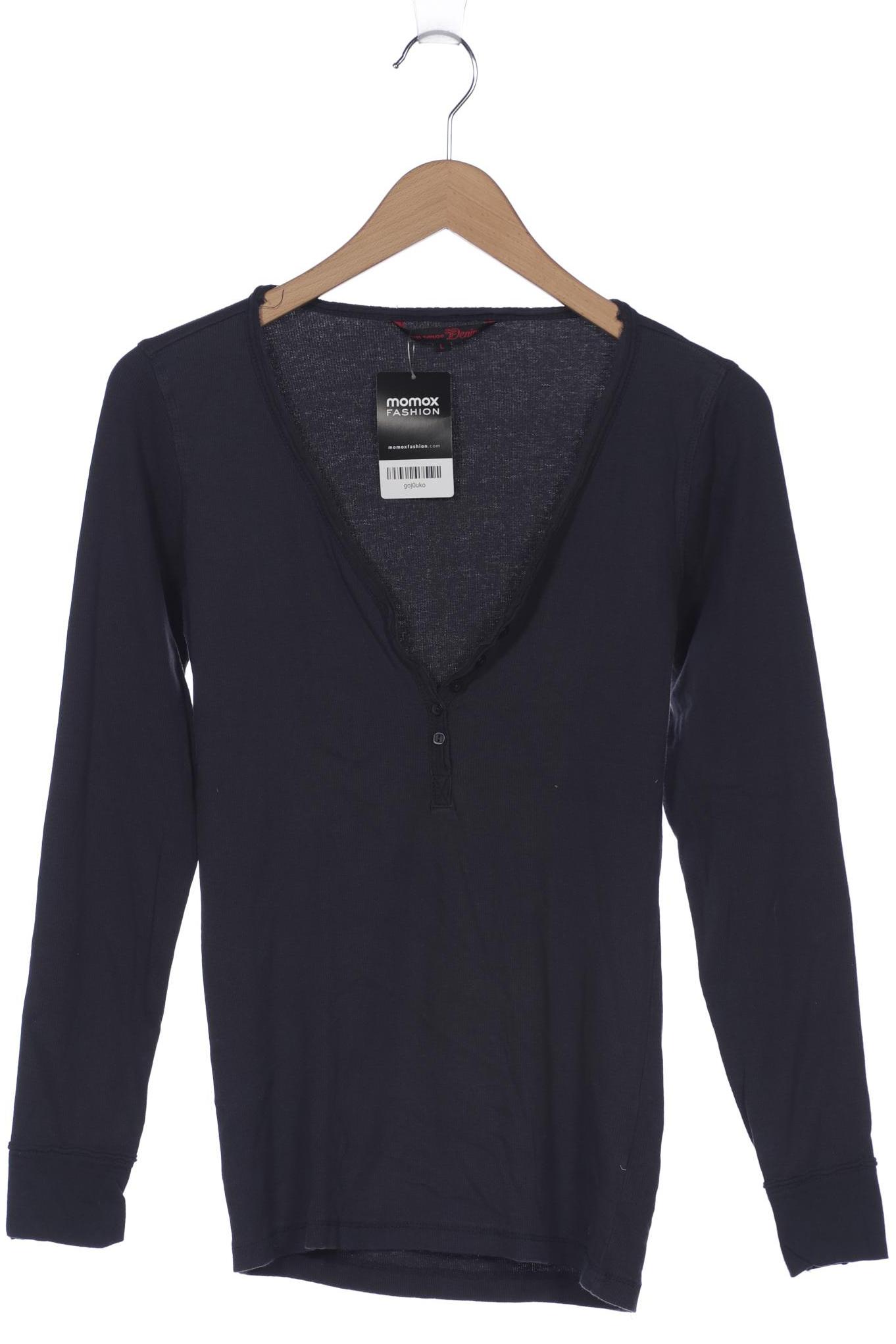 

TOM Tailor Denim Damen Langarmshirt, marineblau, Gr. 42