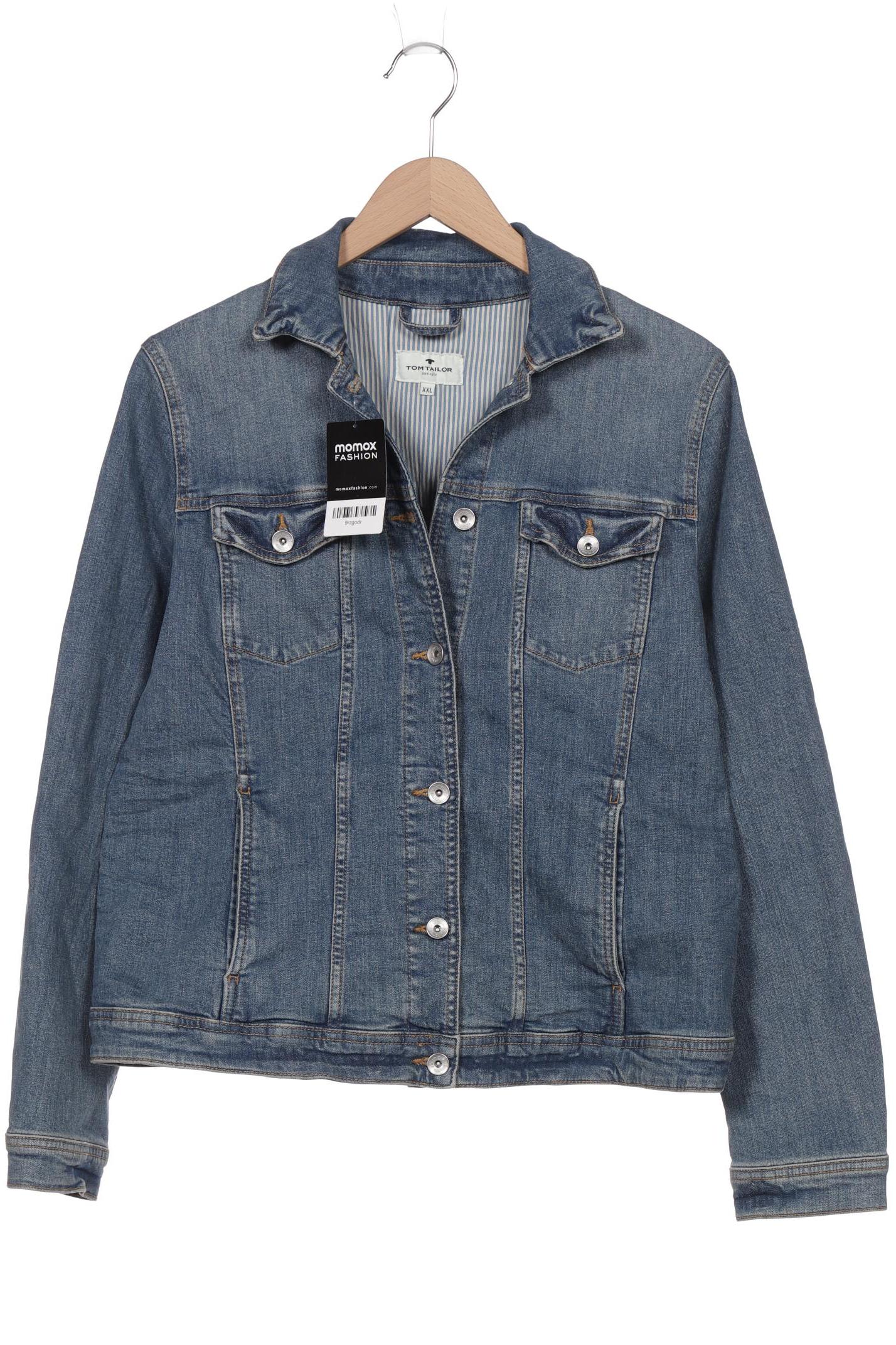 

TOM TAILOR Denim Damen Jacke, blau