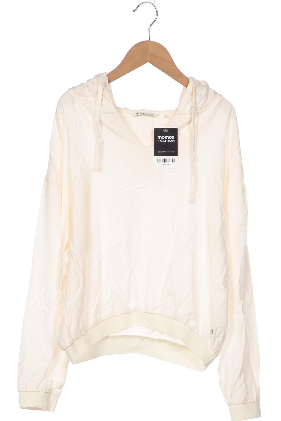 

TOM Tailor Denim Damen Kapuzenpullover, cremeweiß, Gr. 38