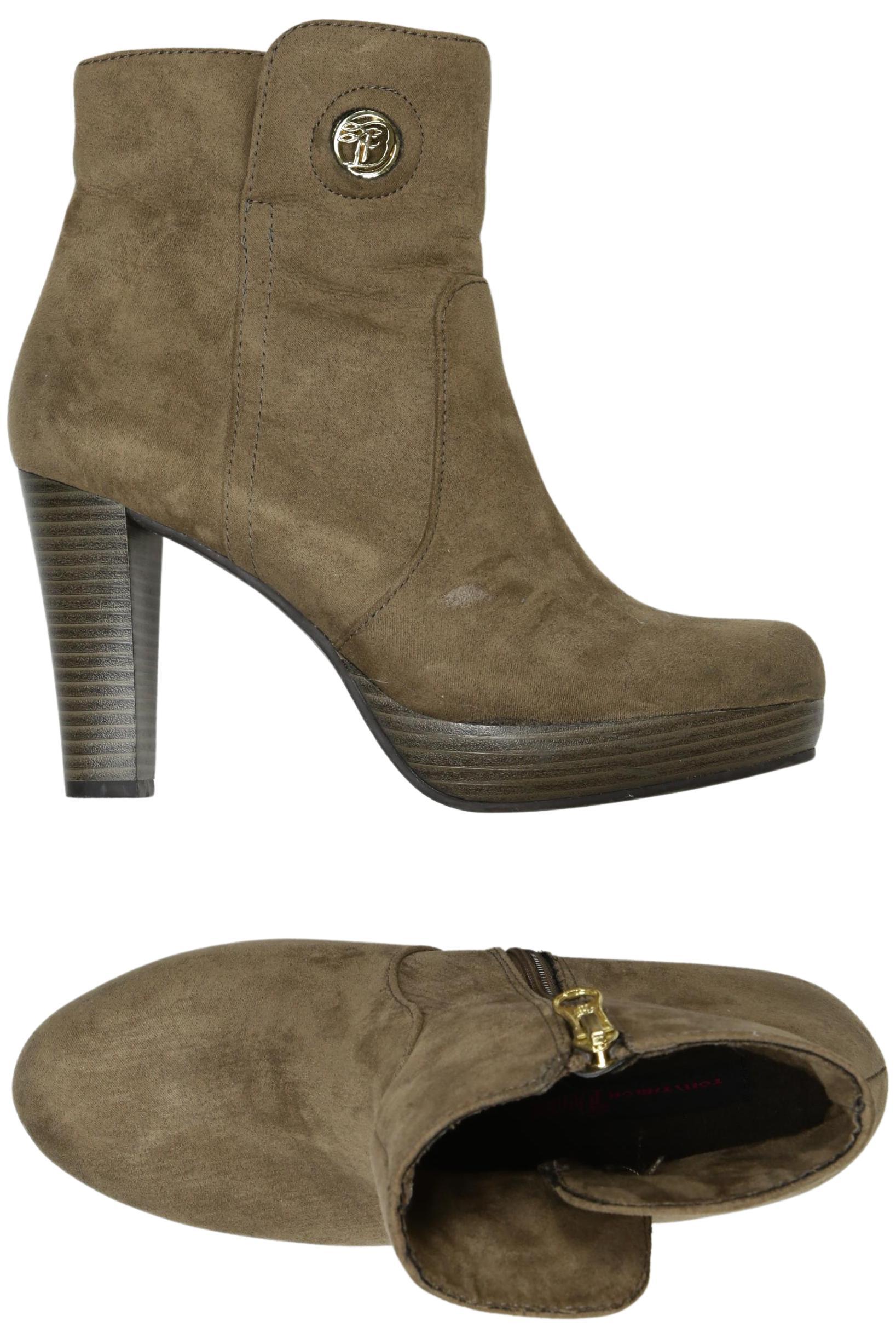 

TOM Tailor Denim Damen Stiefelette, beige, Gr. 37
