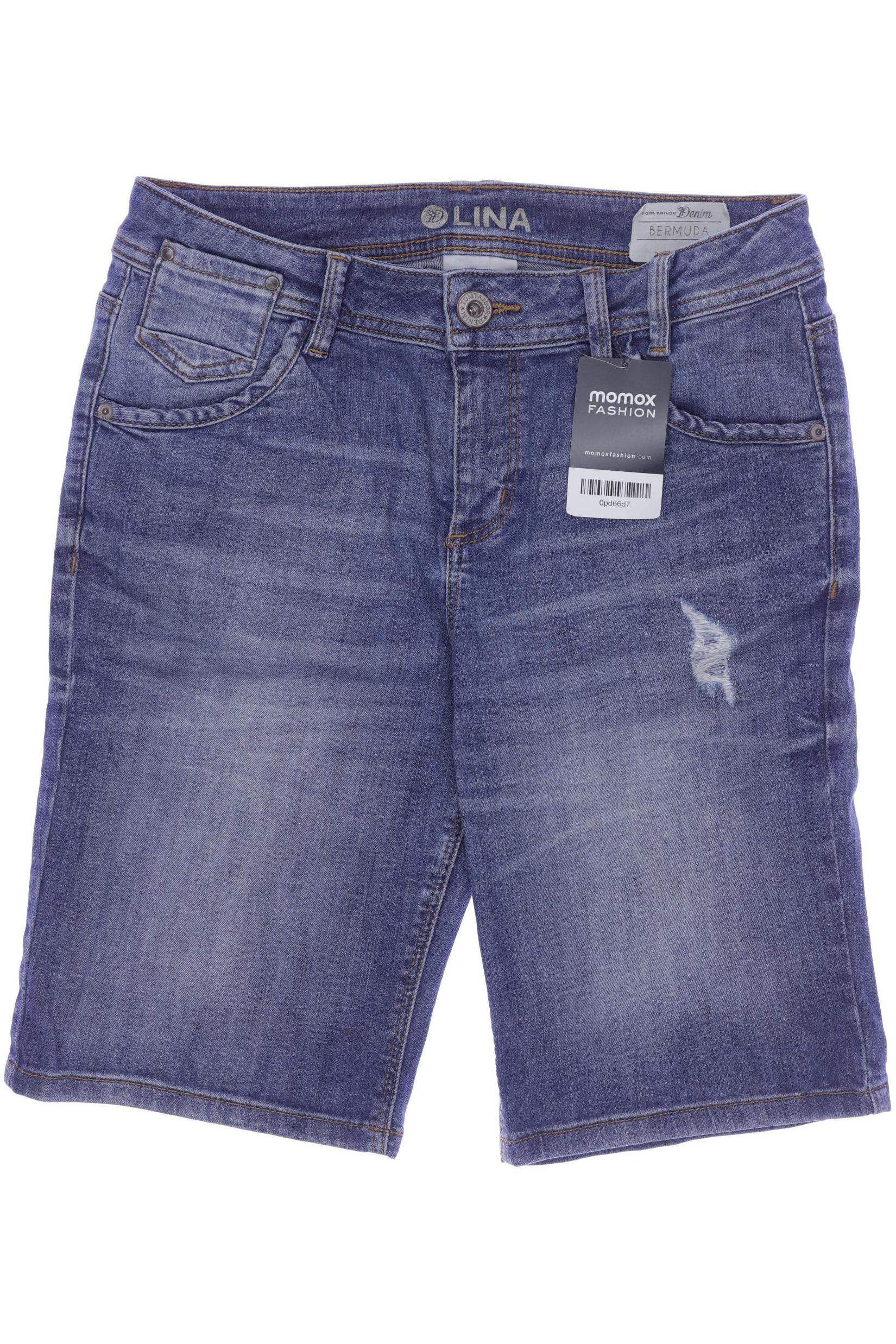 

TOM Tailor Denim Damen Shorts, blau, Gr. 25