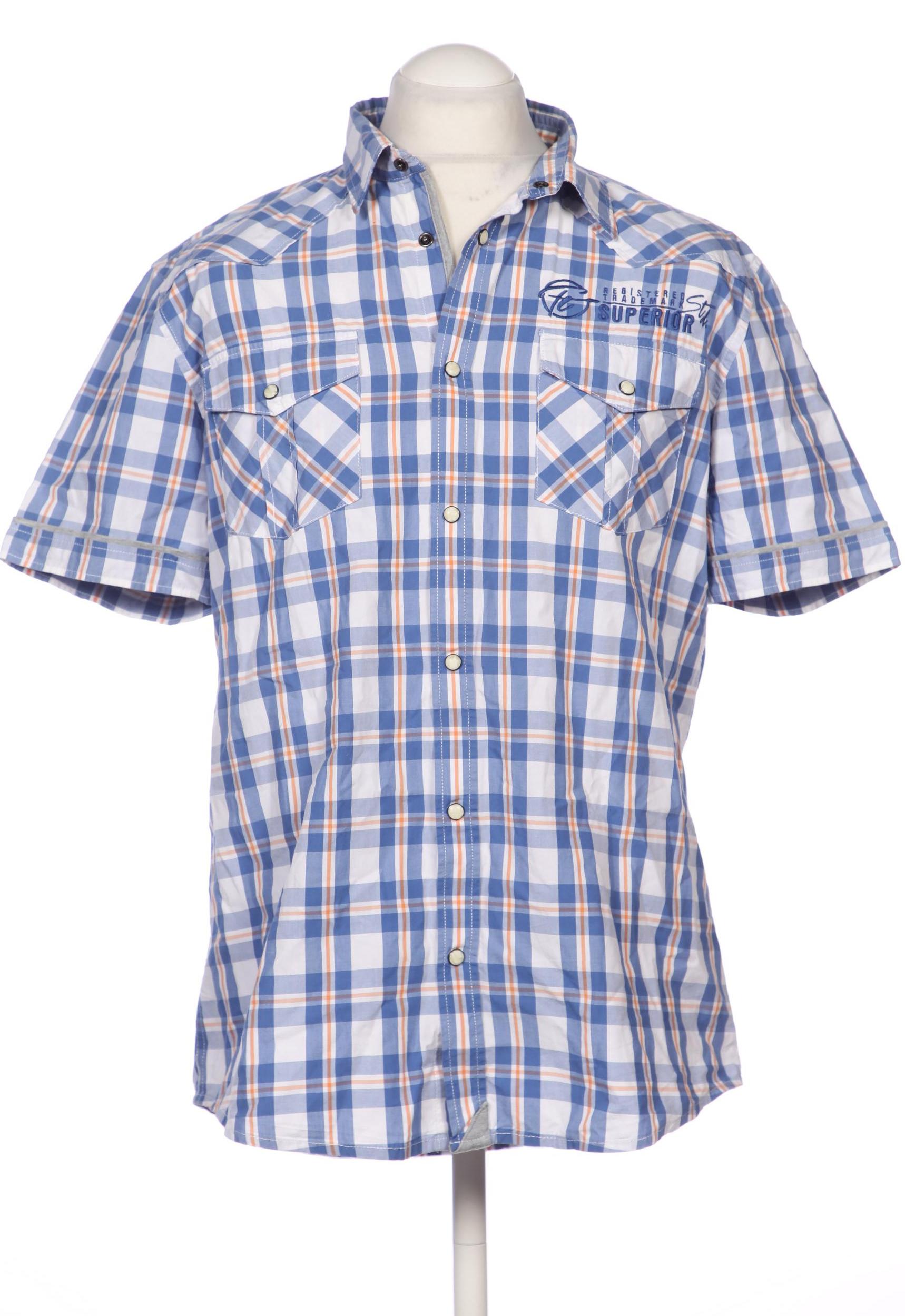

TOM TAILOR Denim Herren Hemd, blau