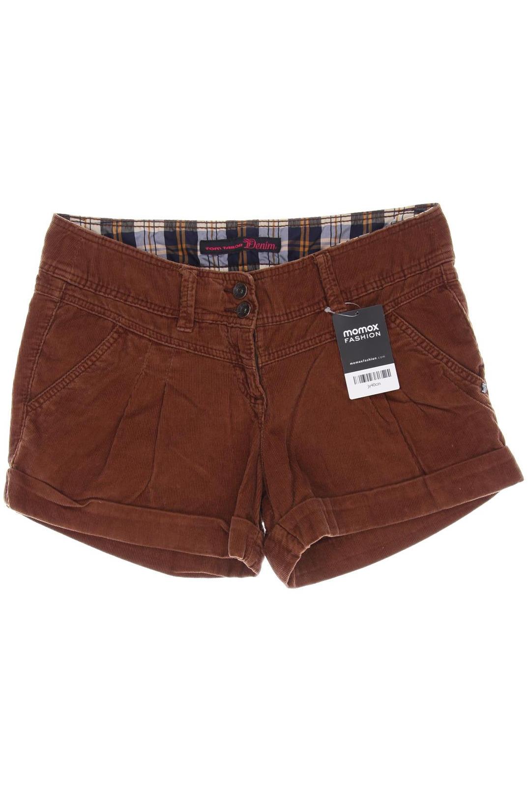 

TOM TAILOR Denim Damen Shorts, braun