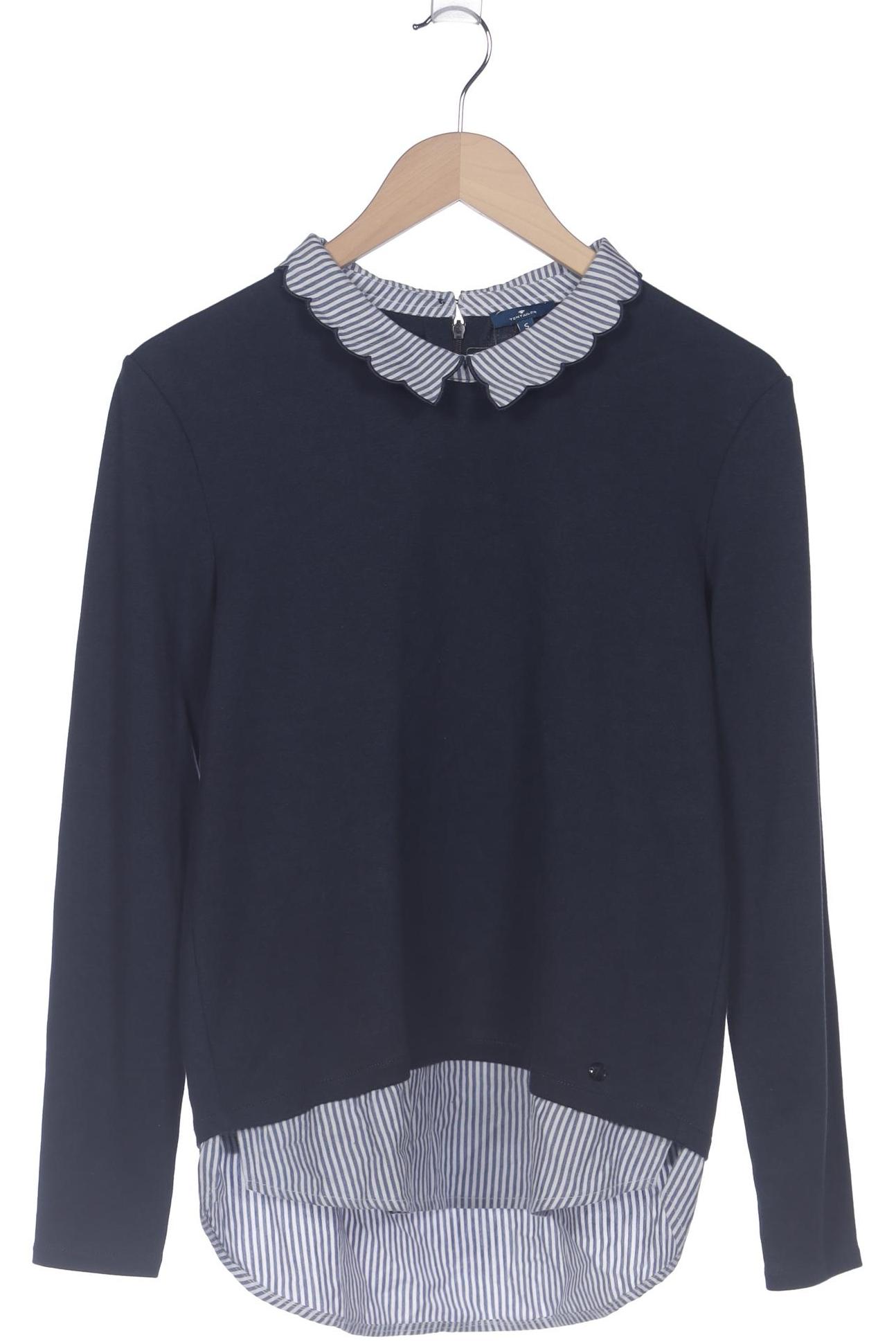 

TOM Tailor Denim Damen Langarmshirt, marineblau, Gr. 36
