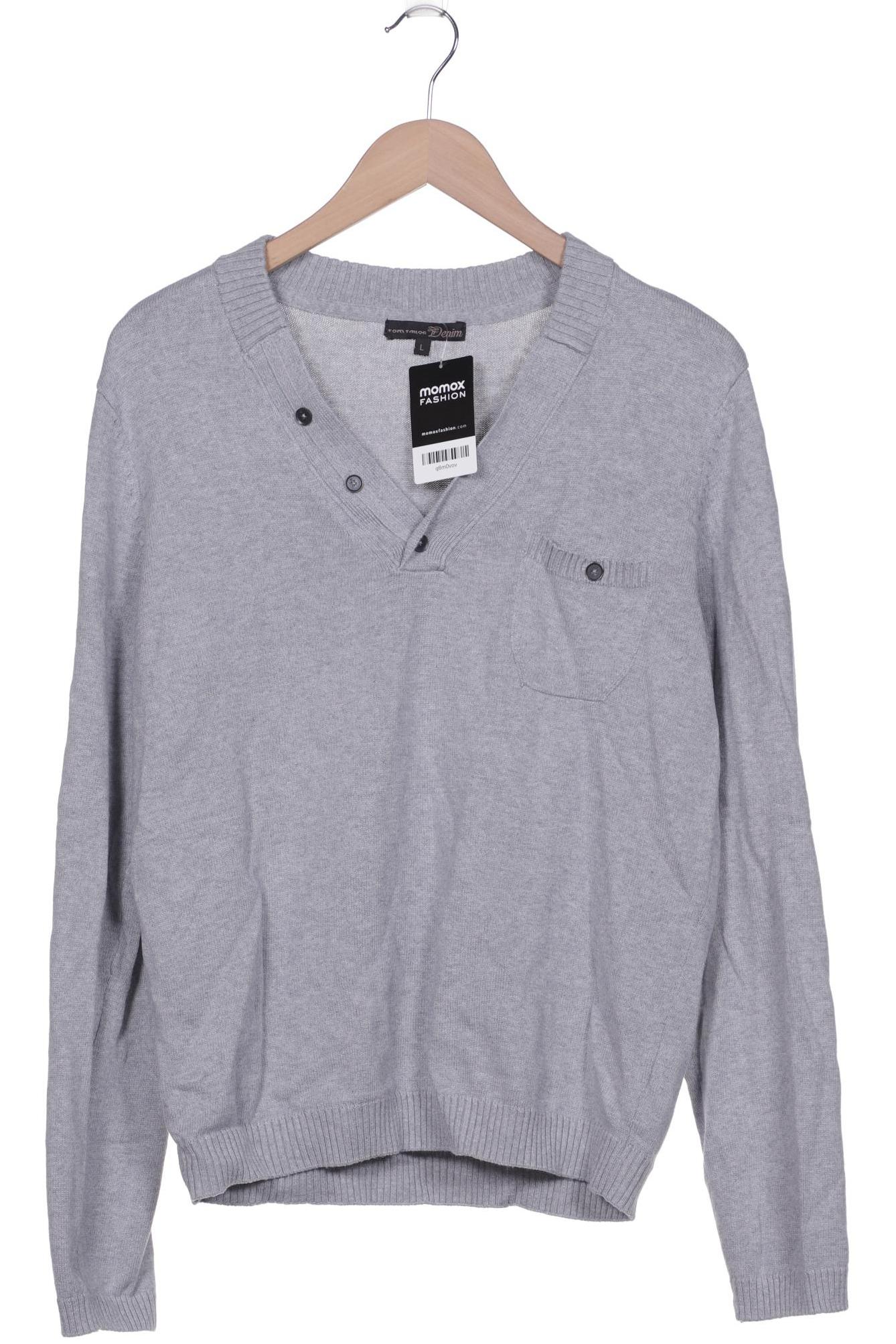 

TOM TAILOR Denim Herren Pullover, grau