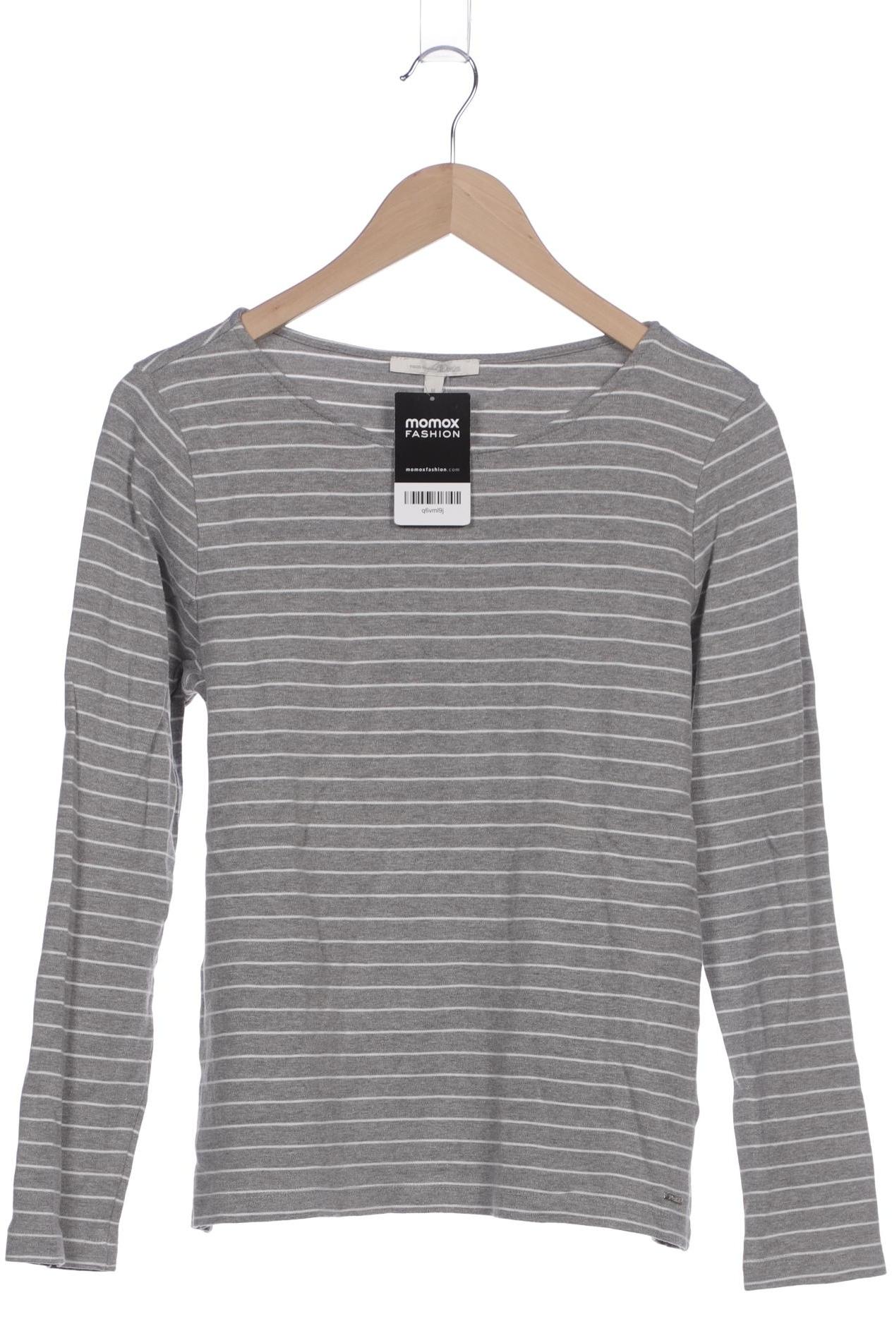 

TOM Tailor Denim Damen Langarmshirt, grau, Gr. 38