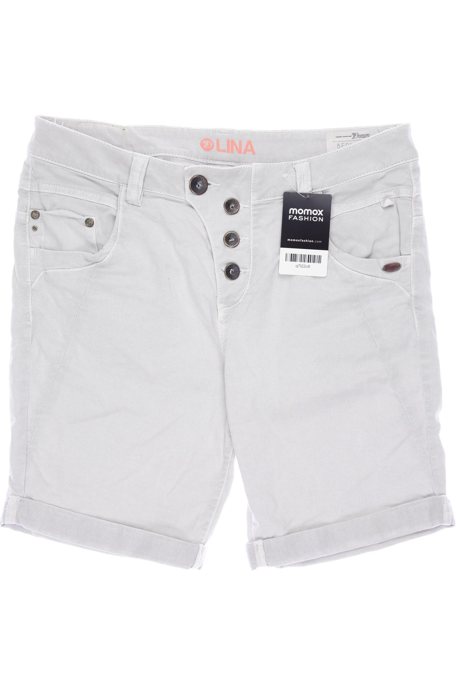 

TOM TAILOR Denim Damen Shorts, grau