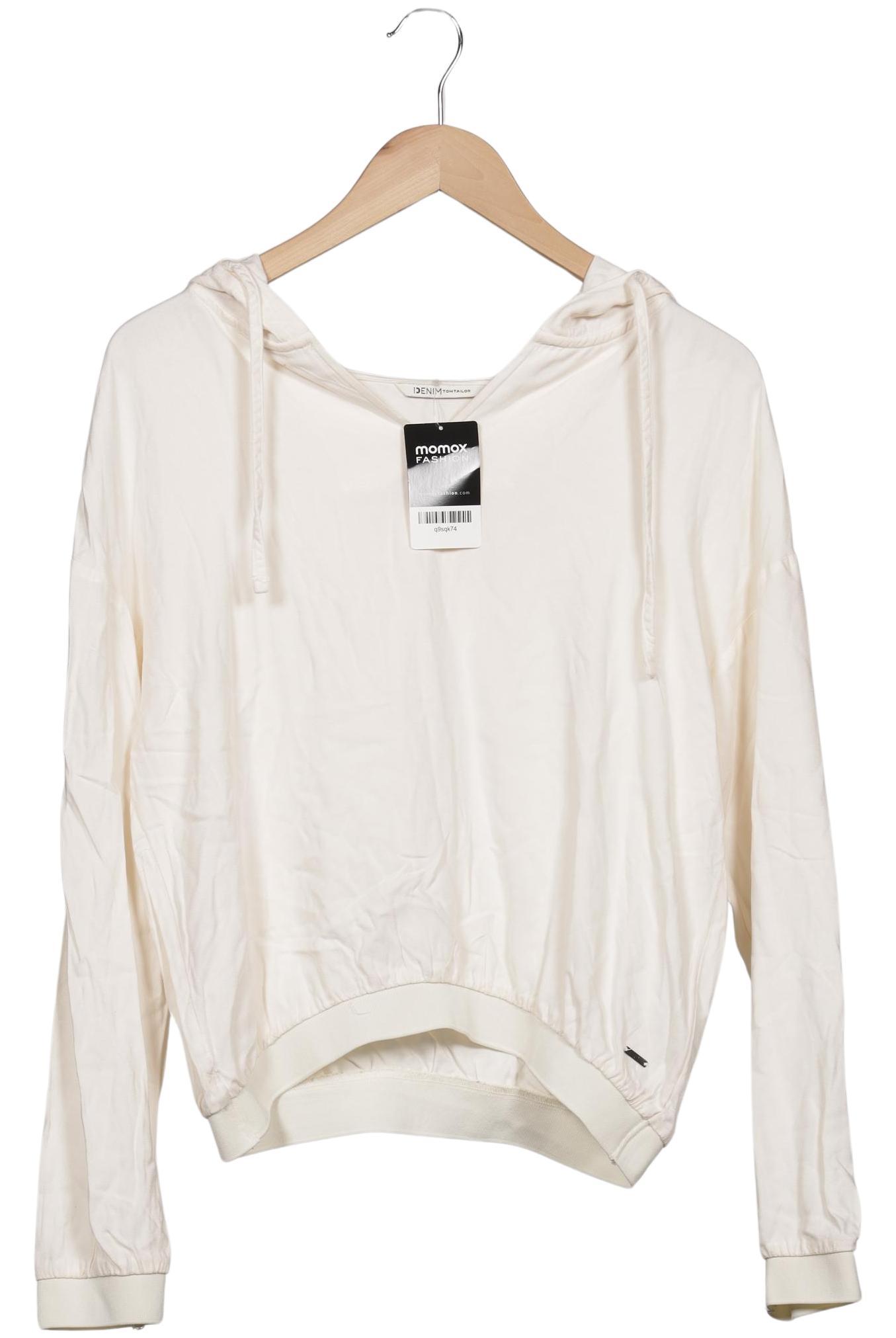 

TOM Tailor Denim Damen Kapuzenpullover, cremeweiß, Gr. 38