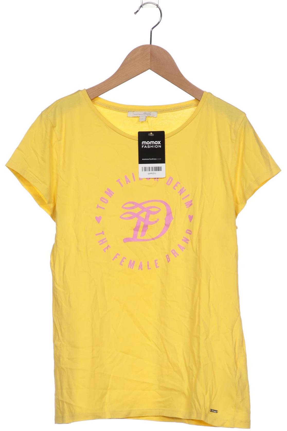 

TOM TAILOR Denim Damen T-Shirt, gelb