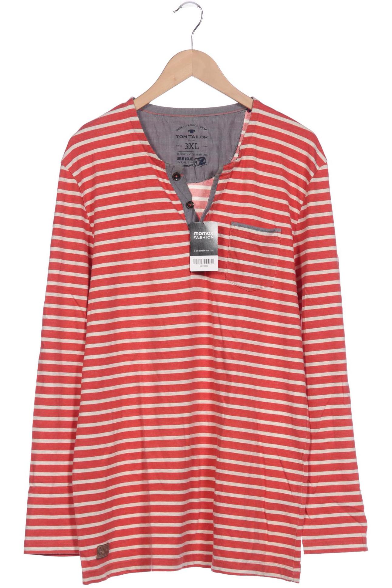 

TOM Tailor Denim Herren Langarmshirt, rot, Gr. 58