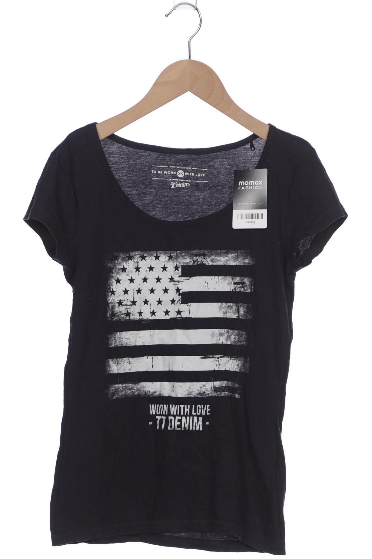 

TOM Tailor Denim Damen T-Shirt, marineblau, Gr. 34