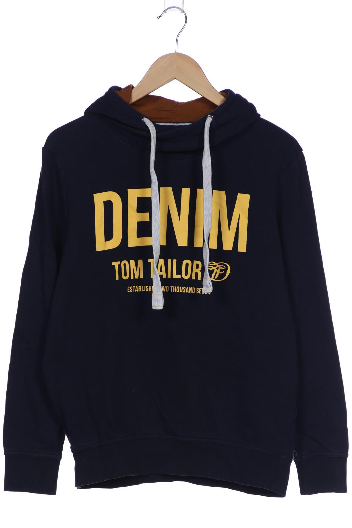 

TOM Tailor Denim Herren Kapuzenpullover, marineblau, Gr. 48
